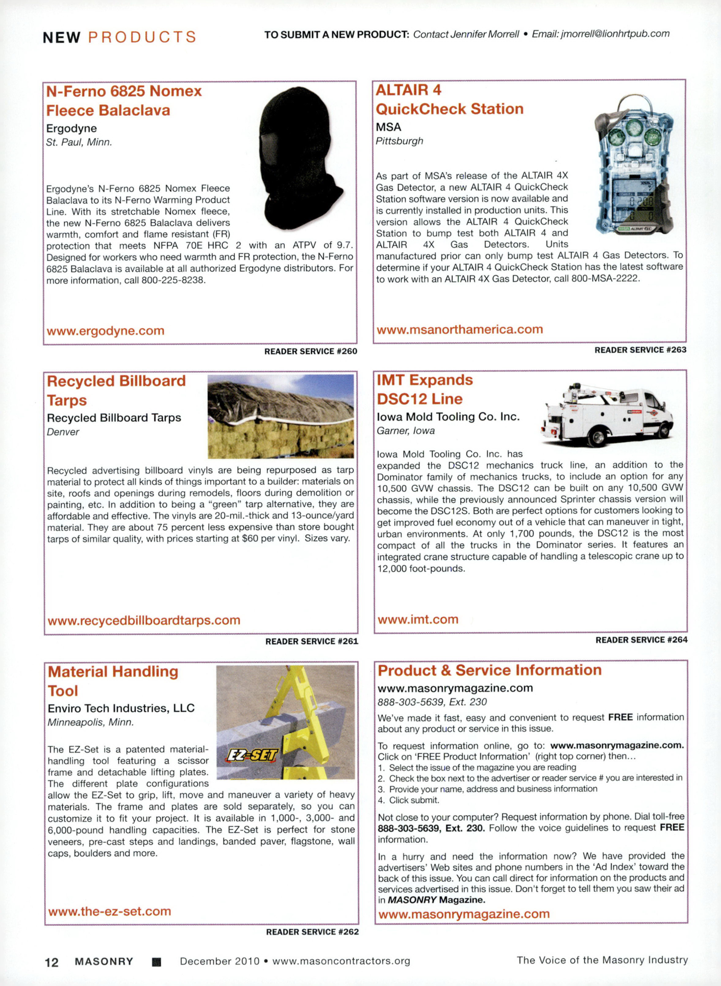 Masonry Magazine December 2010 Page. 14