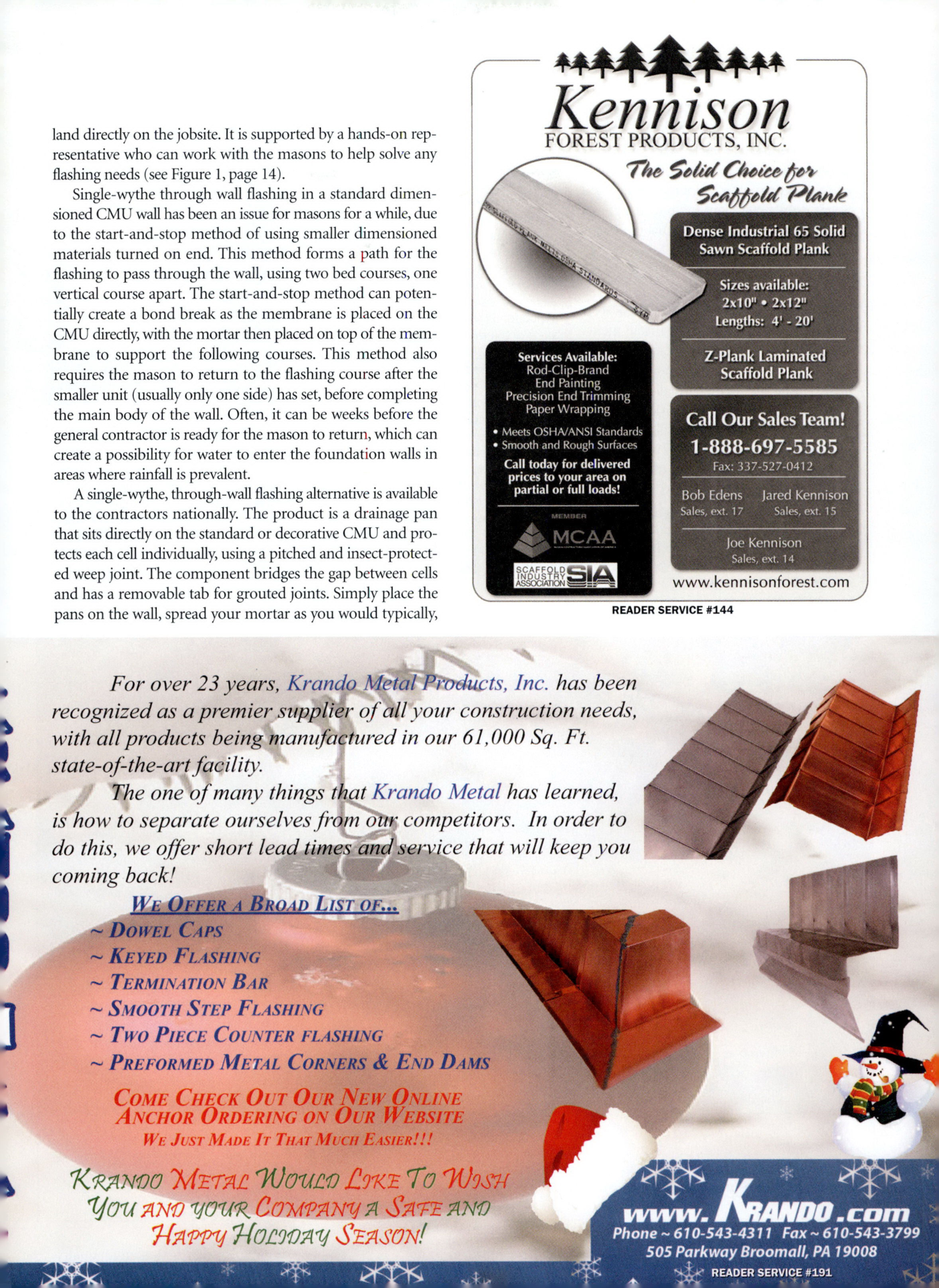 Masonry Magazine December 2010 Page. 19