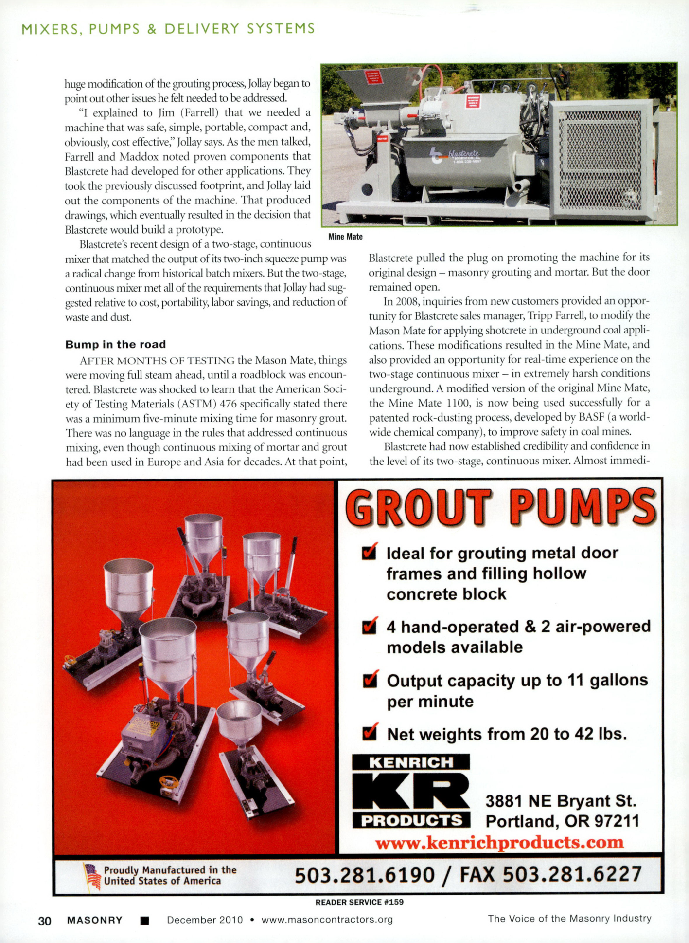 Masonry Magazine December 2010 Page. 32