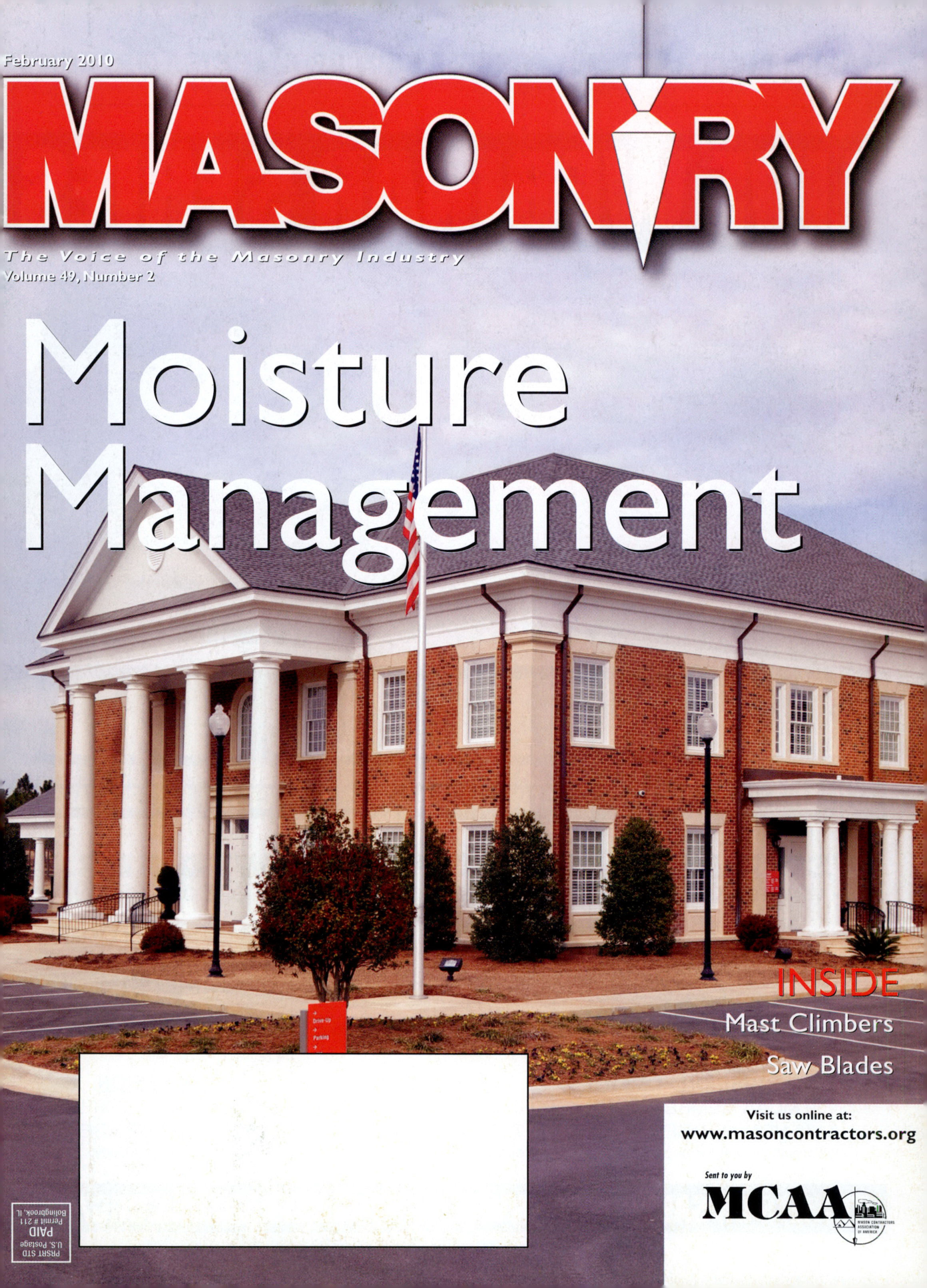 Masonry Magazine February 2010 Page. 1