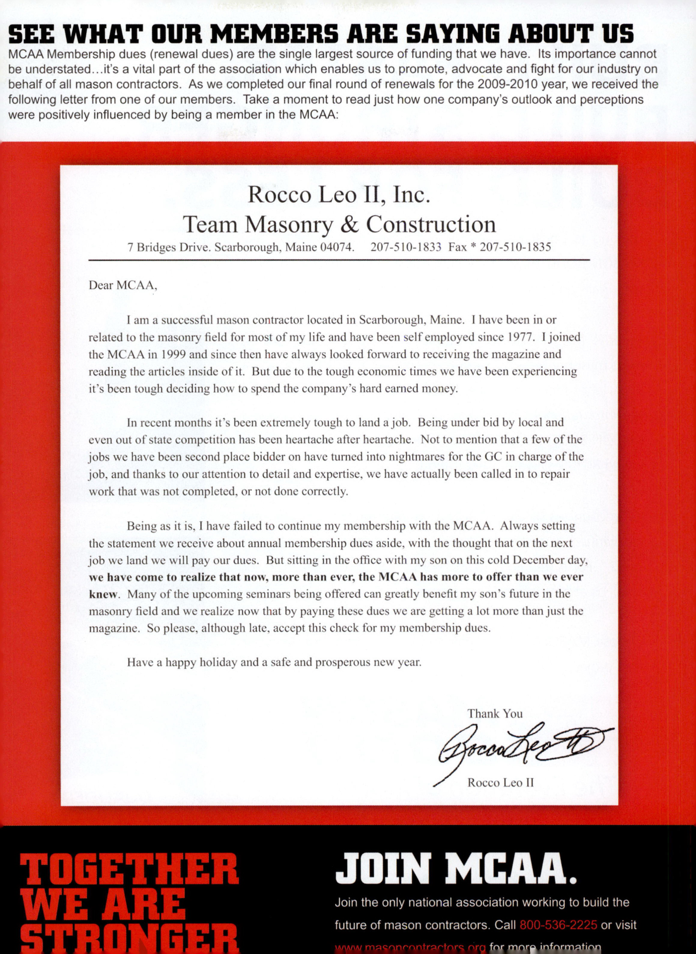 Masonry Magazine February 2010 Page. 5