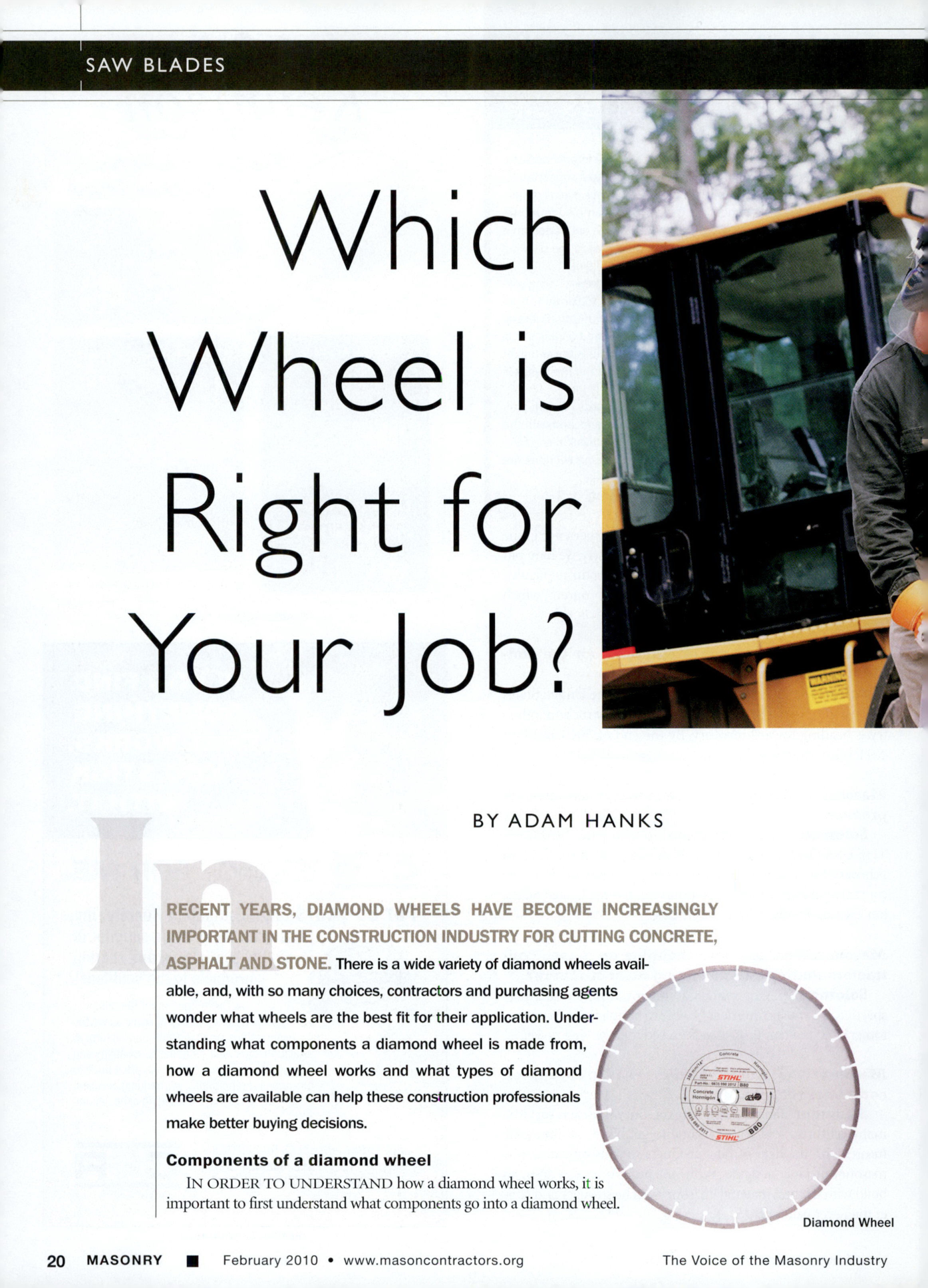 Masonry Magazine February 2010 Page. 22