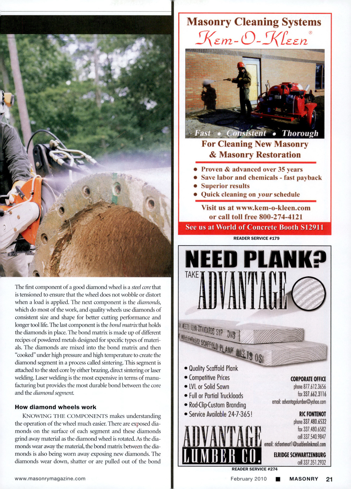 Masonry Magazine February 2010 Page. 23
