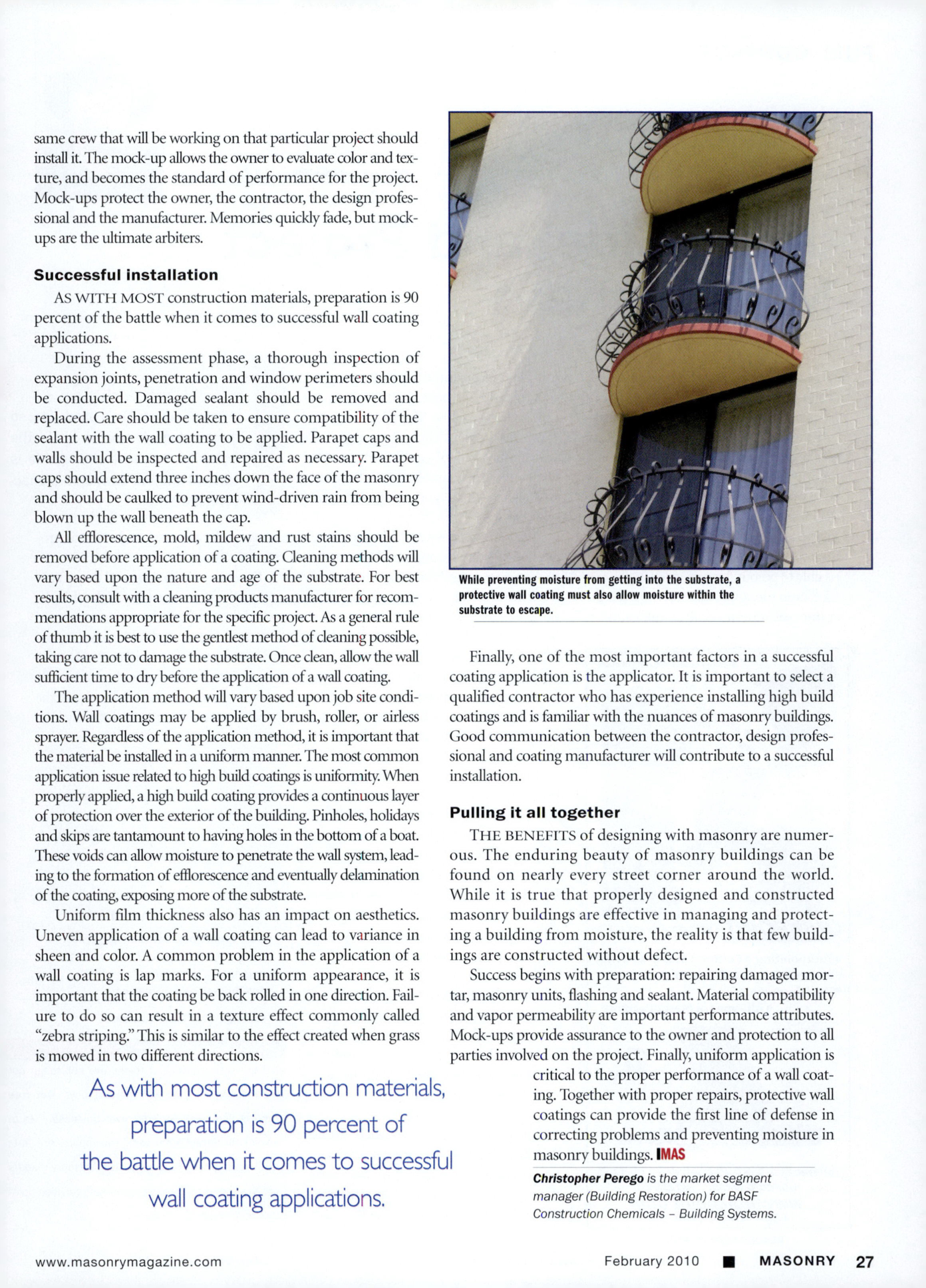 Masonry Magazine February 2010 Page. 29