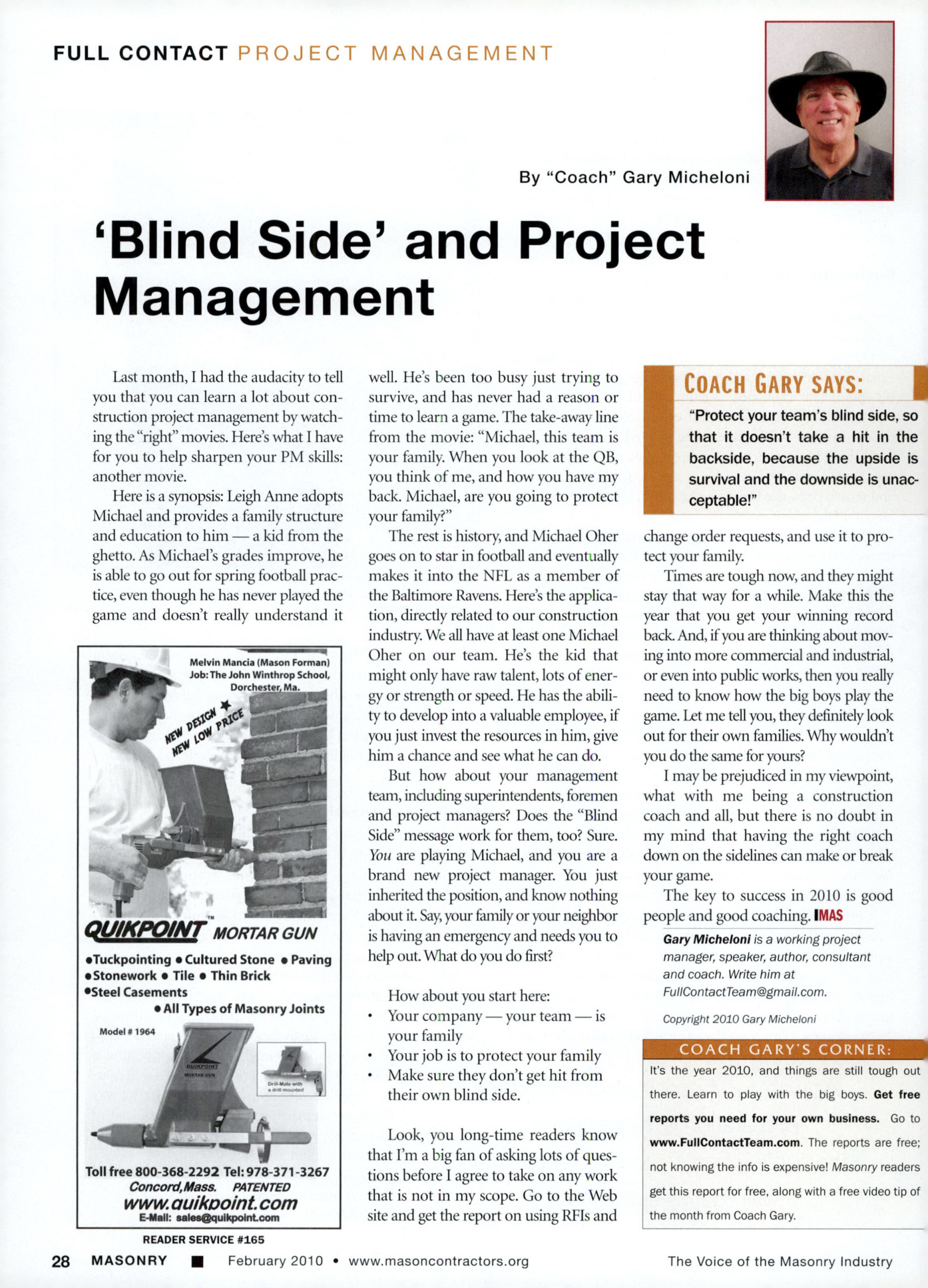 Masonry Magazine February 2010 Page. 30
