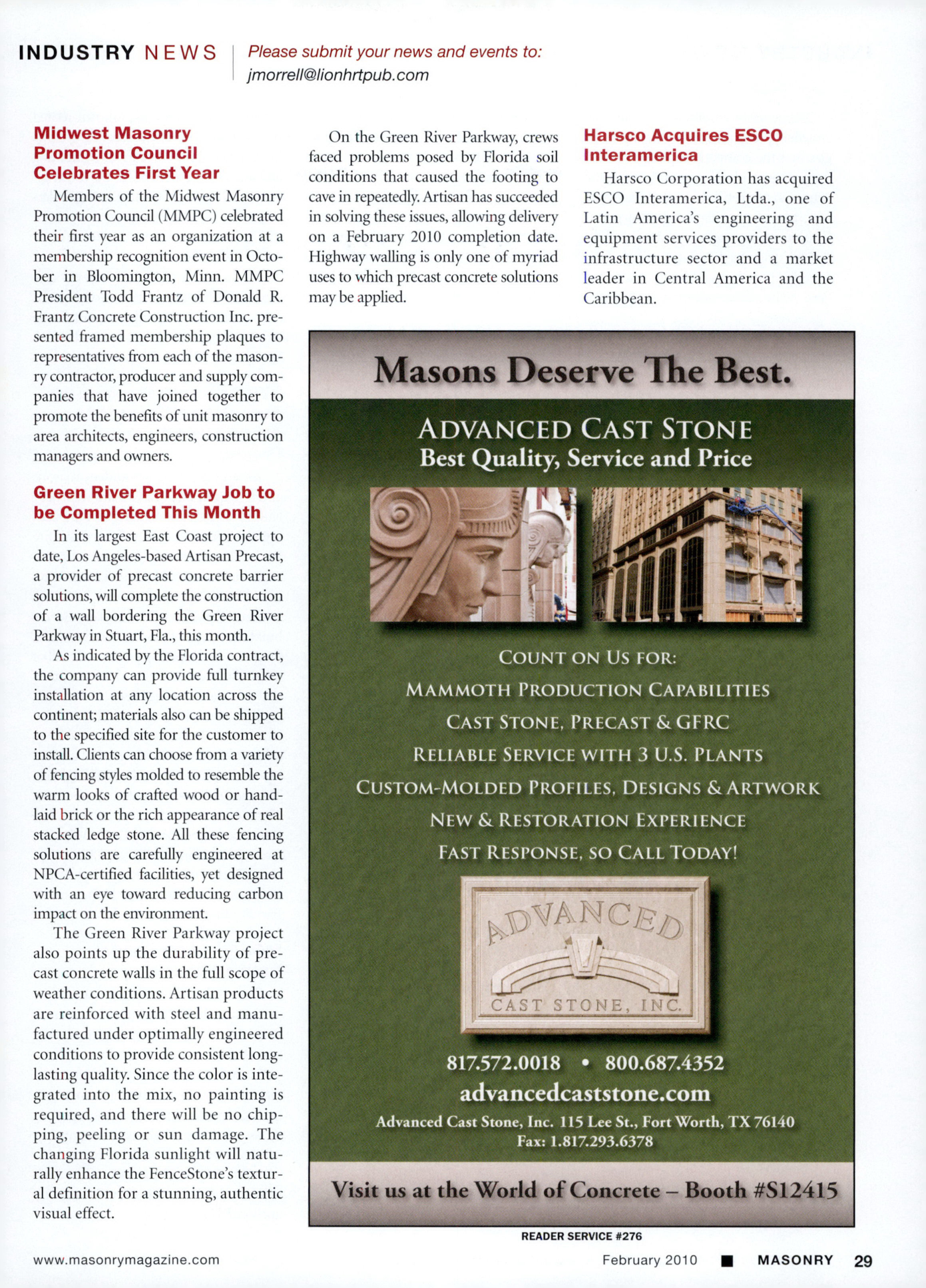 Masonry Magazine February 2010 Page. 31