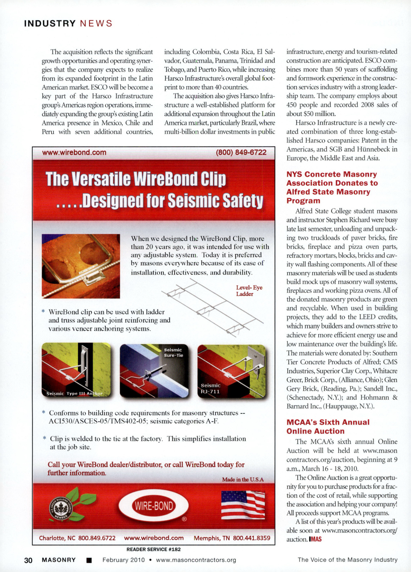 Masonry Magazine February 2010 Page. 32