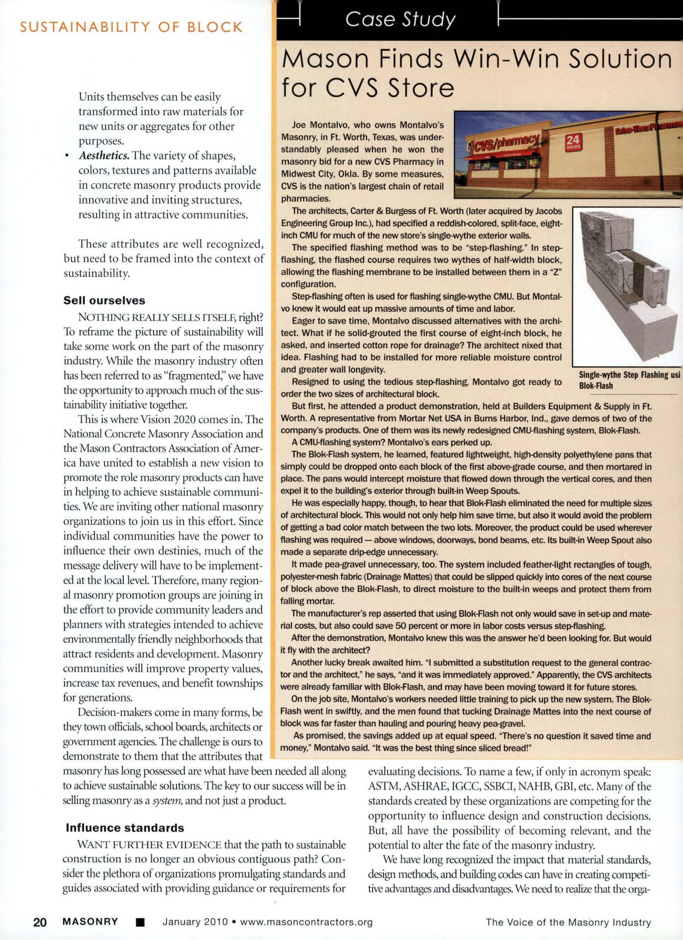 Masonry Magazine January 2010 Page. 22