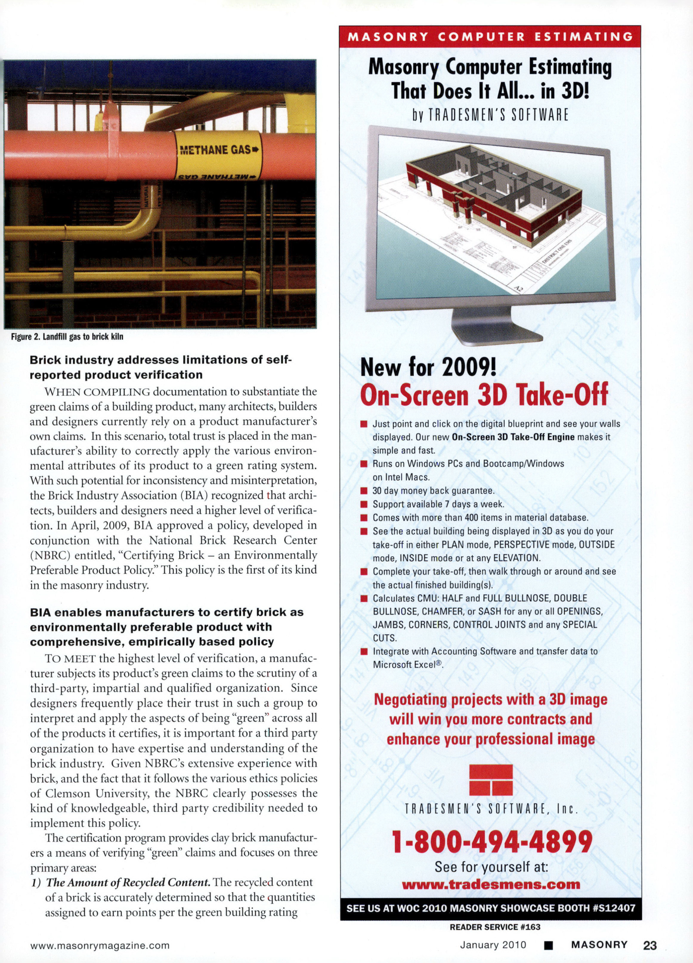 Masonry Magazine January 2010 Page. 25