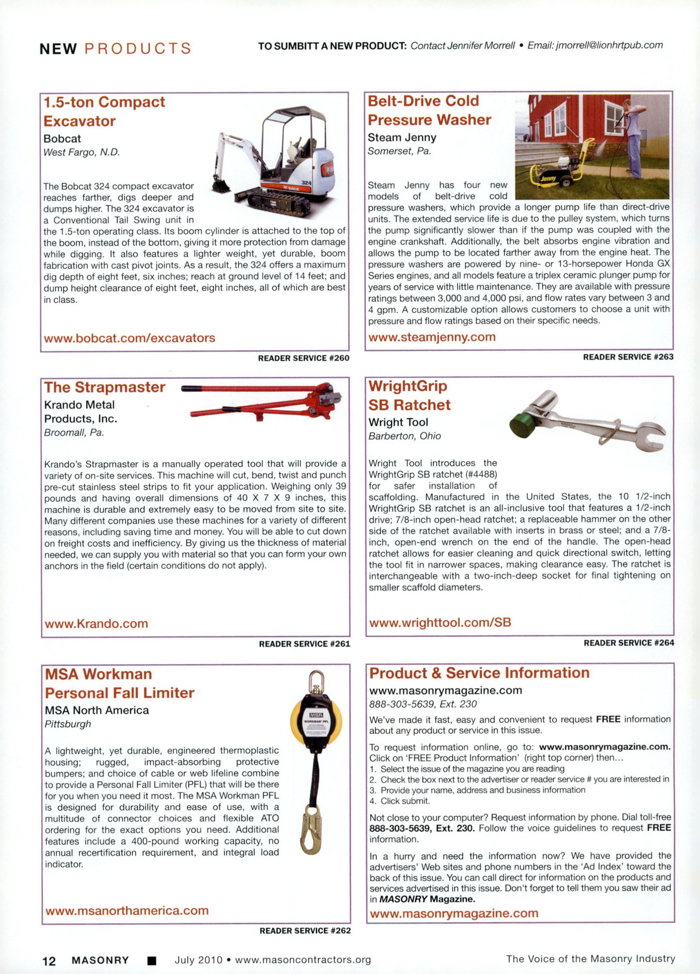 Masonry Magazine July 2010 Page. 14