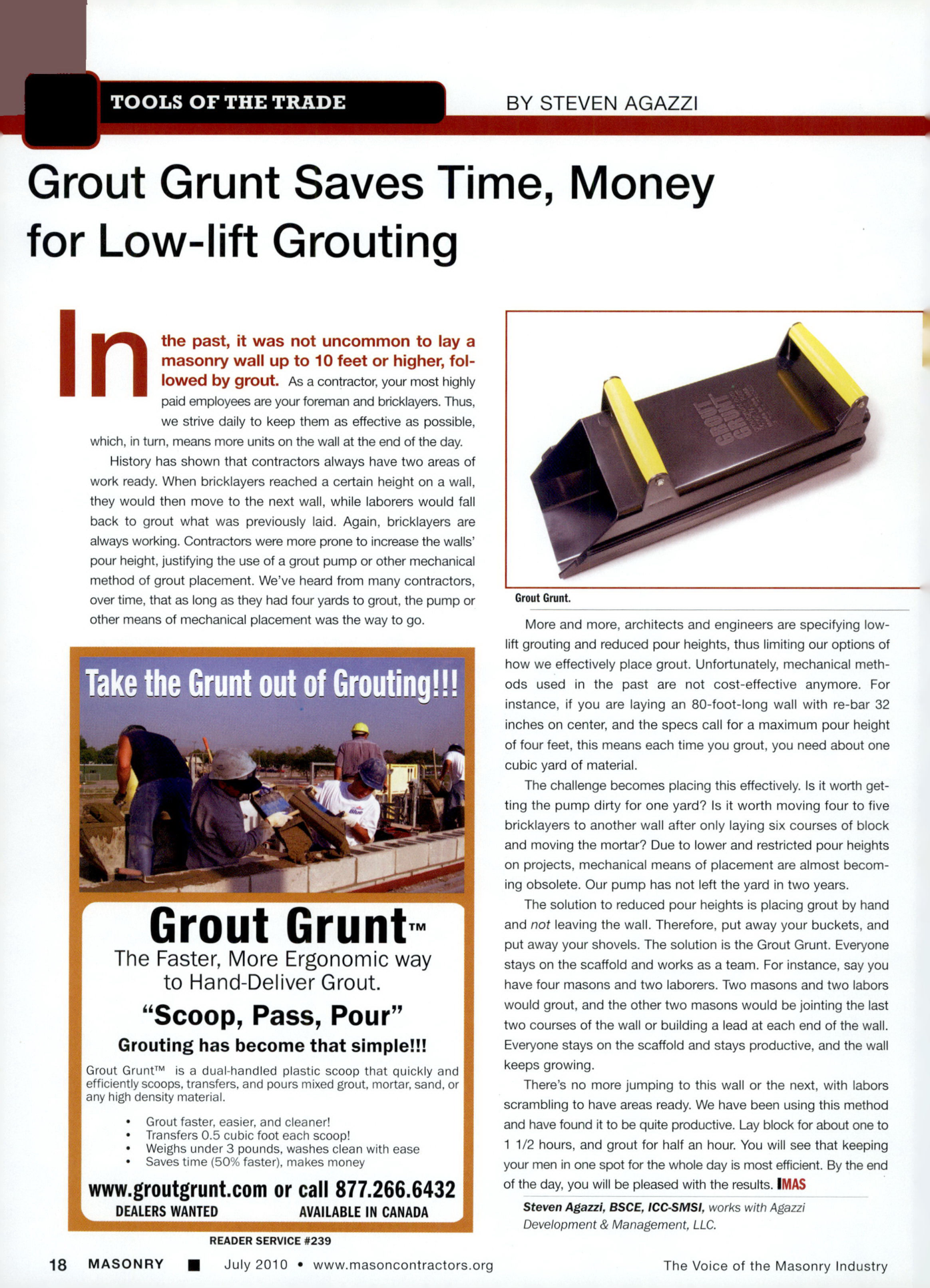 Masonry Magazine July 2010 Page. 20