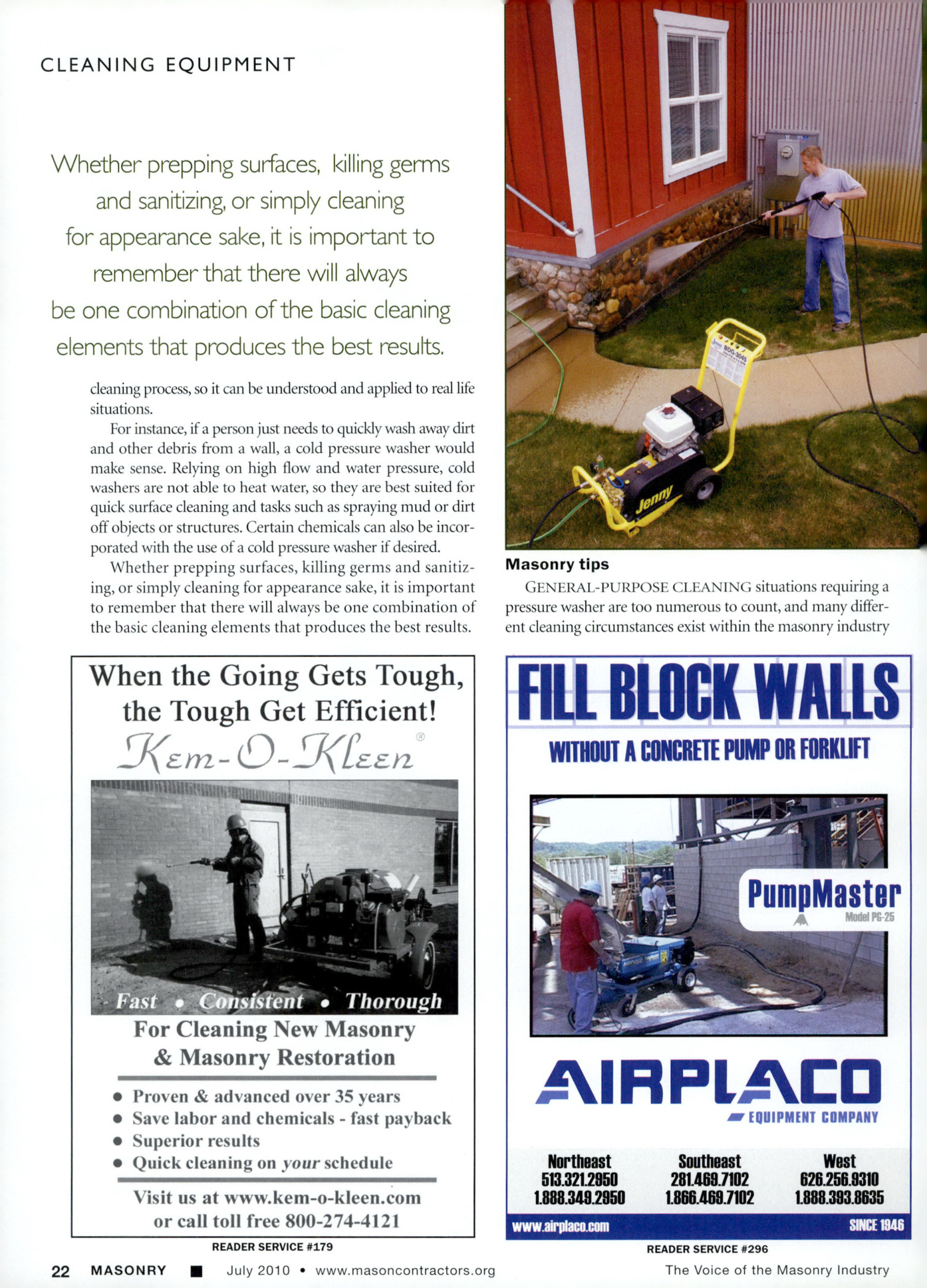 Masonry Magazine July 2010 Page. 24