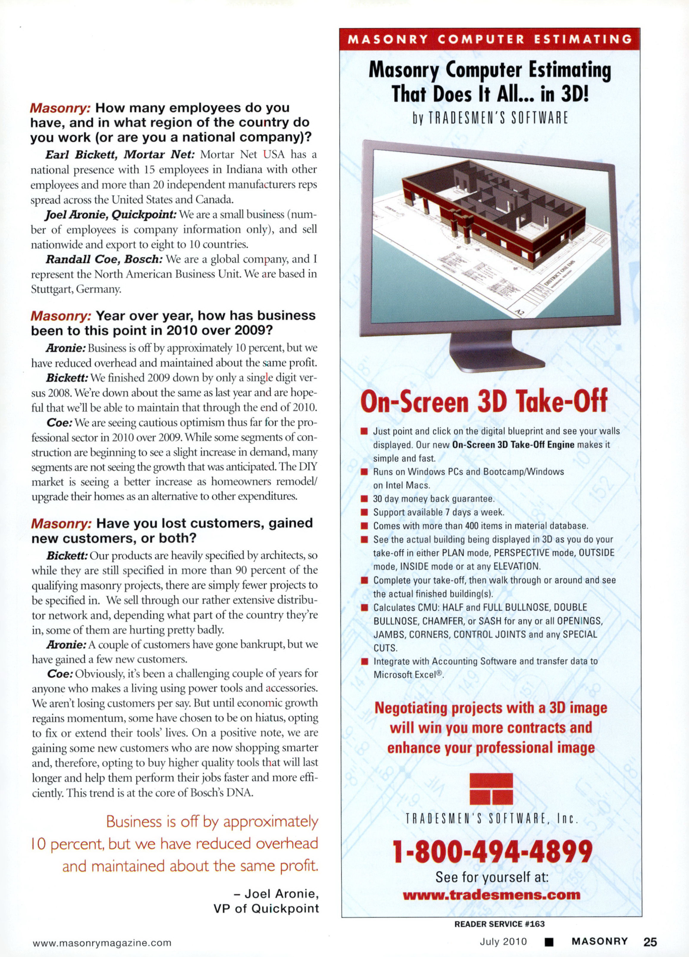 Masonry Magazine July 2010 Page. 27