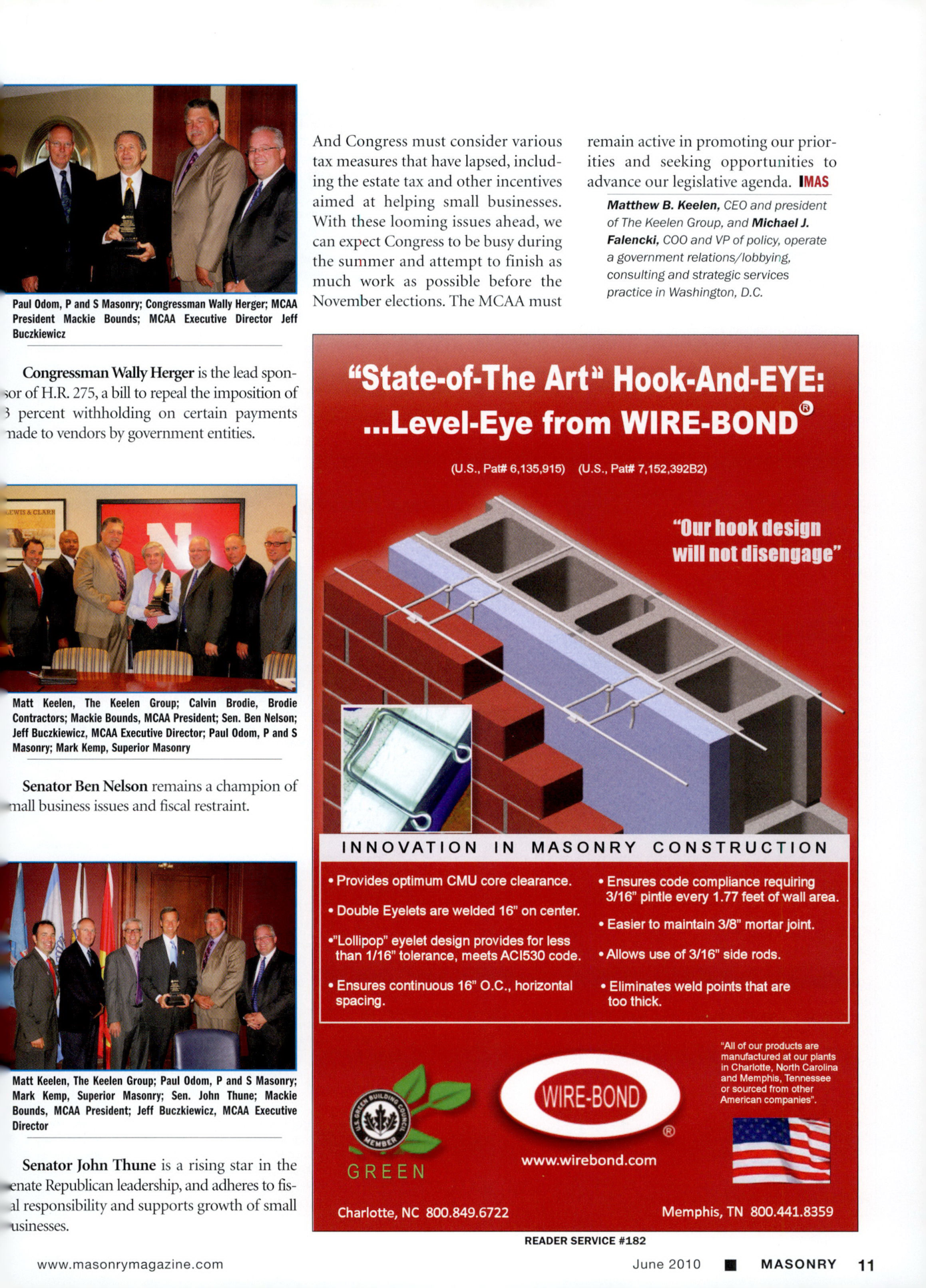 Masonry Magazine June 2010 Page. 13