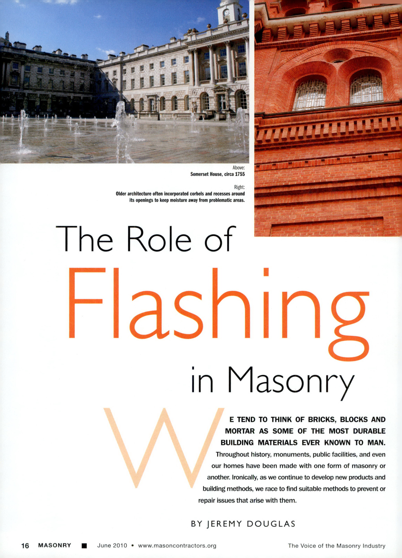 Masonry Magazine June 2010 Page. 18