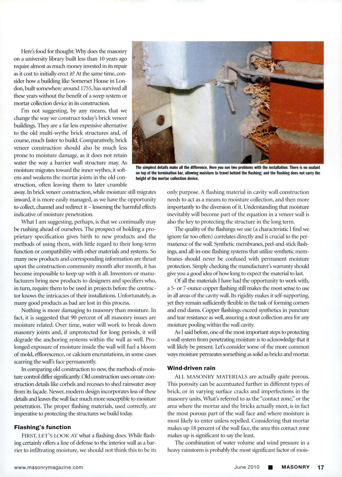 Masonry Magazine June 2010 Page. 19