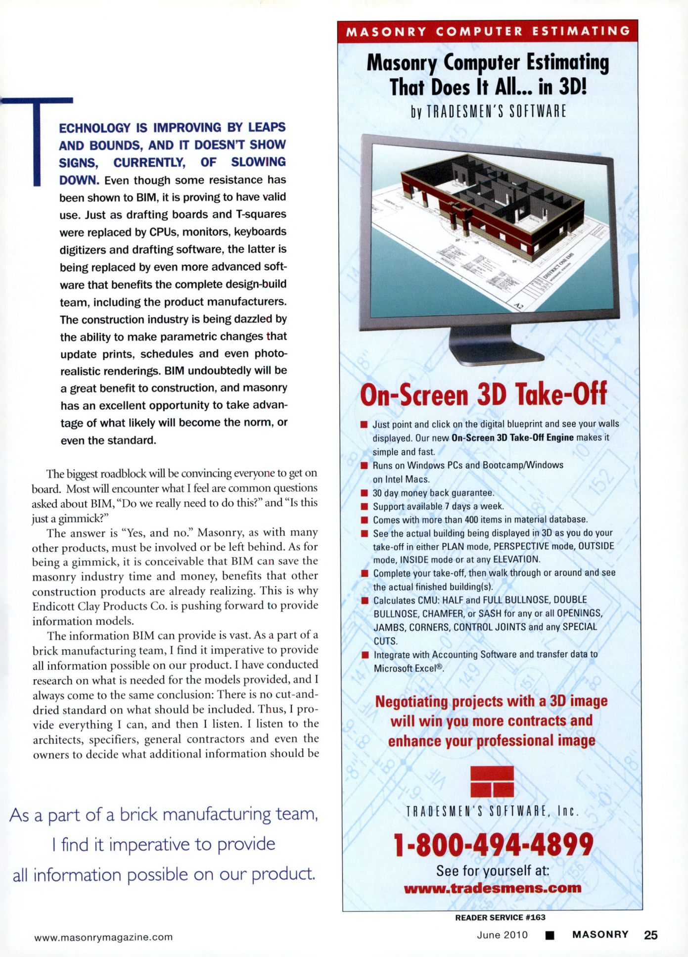 Masonry Magazine June 2010 Page. 27