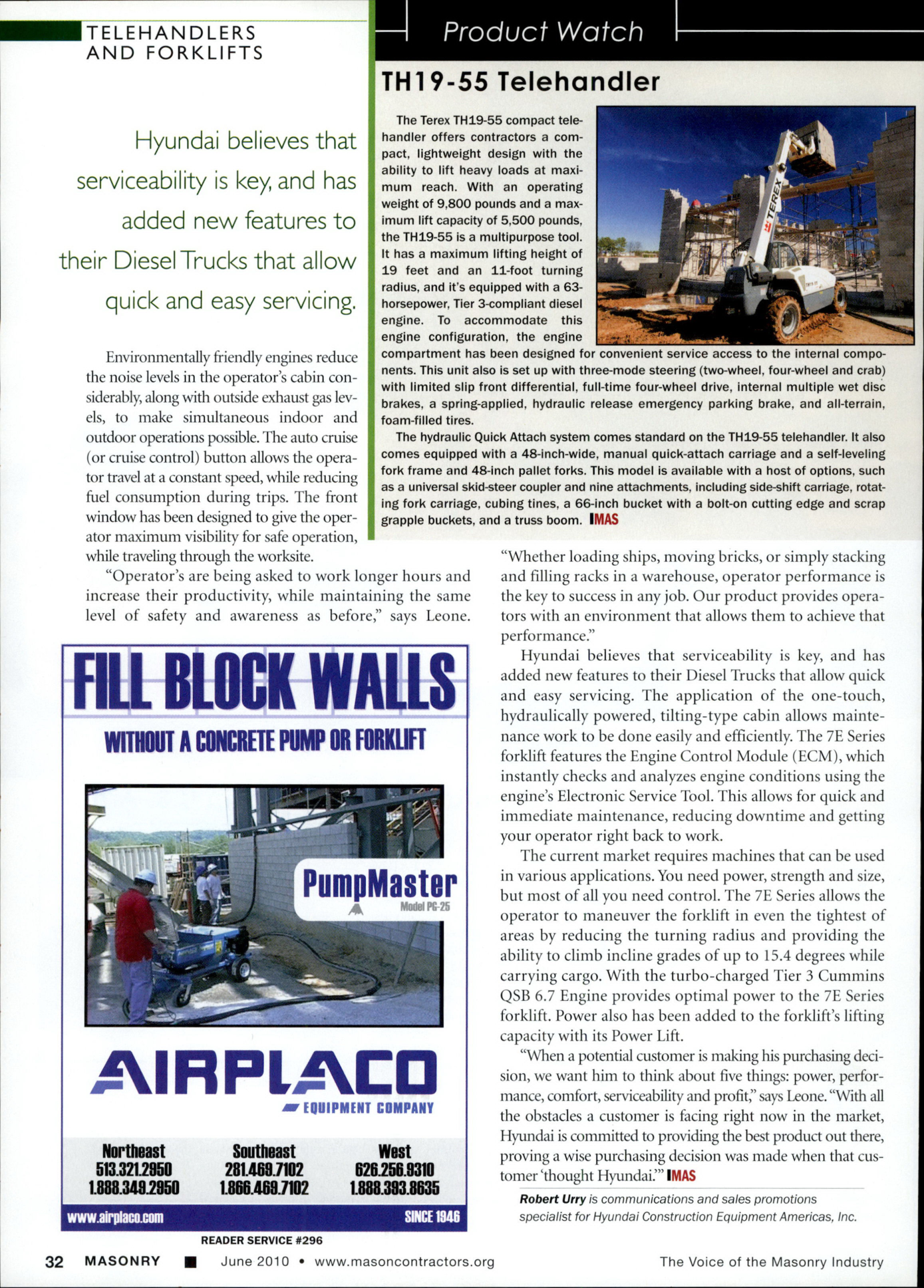 Masonry Magazine June 2010 Page. 34