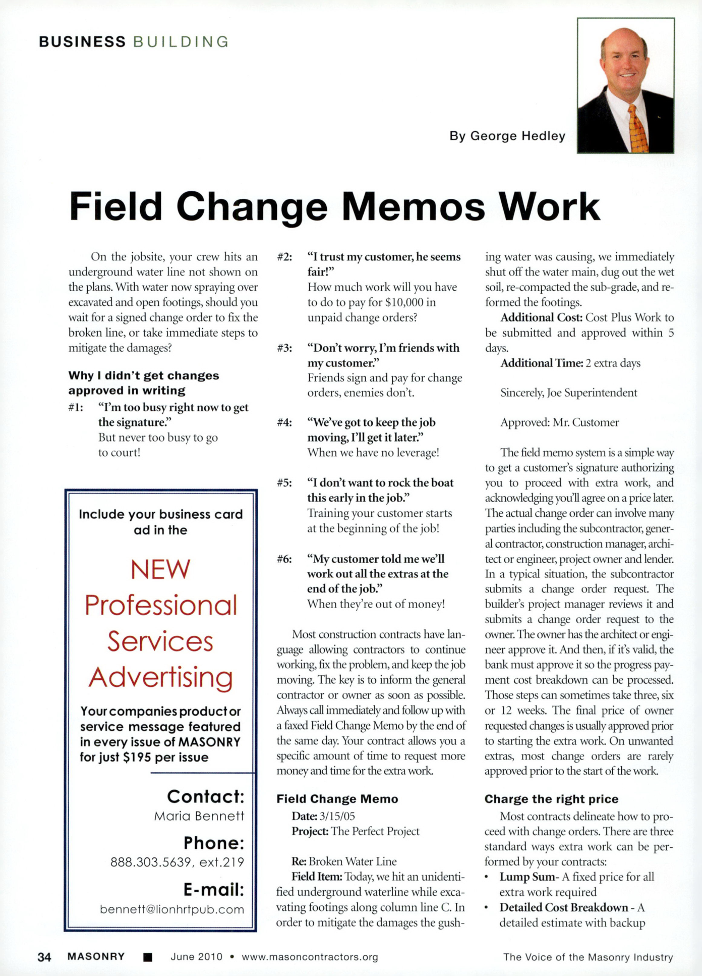 Masonry Magazine June 2010 Page. 36