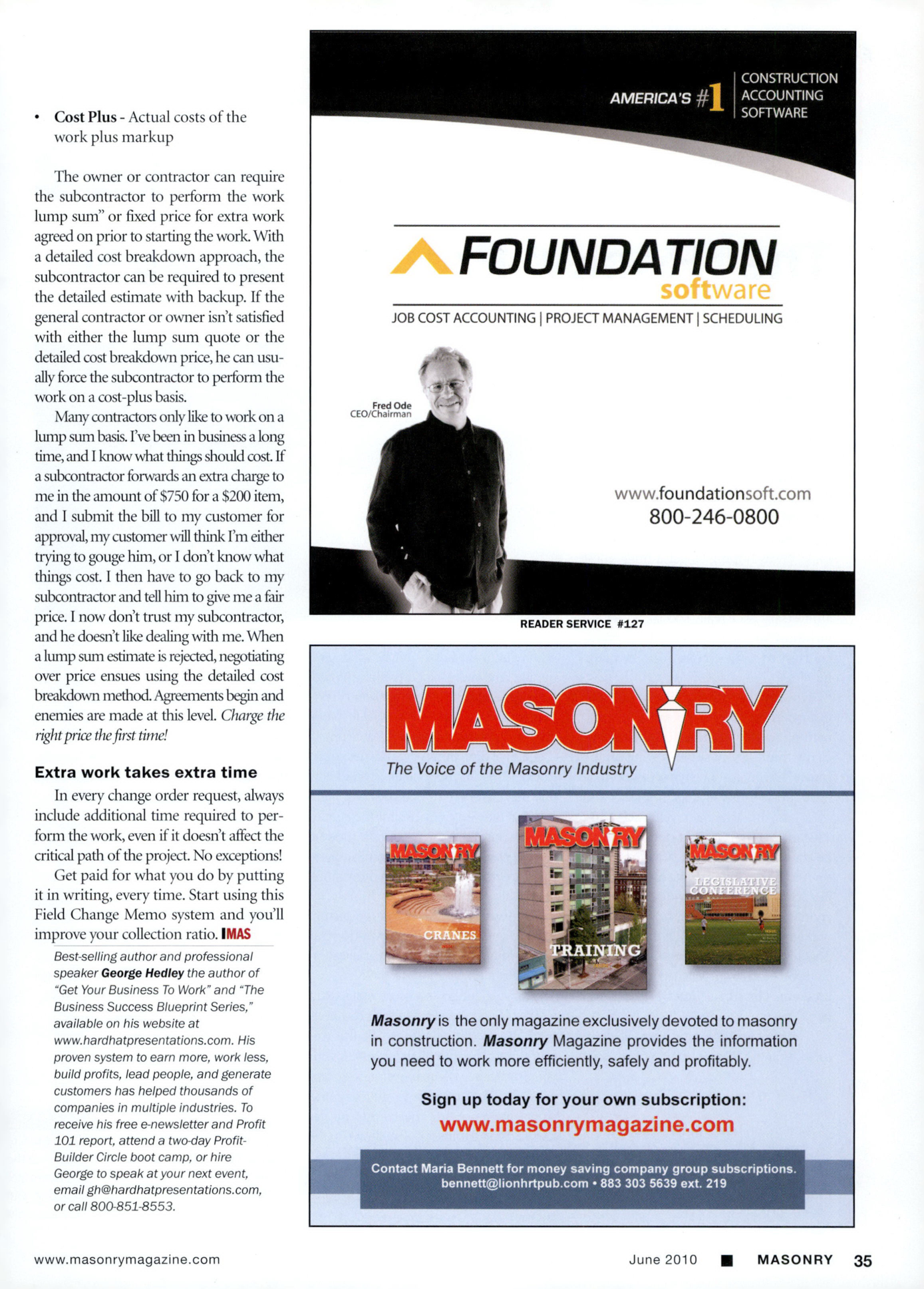 Masonry Magazine June 2010 Page. 37