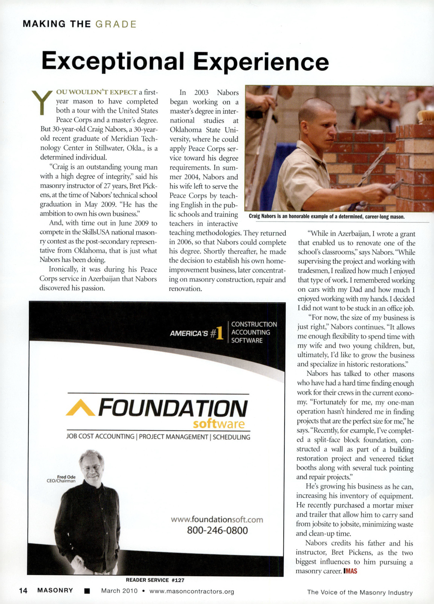 Masonry Magazine March 2010 Page. 24