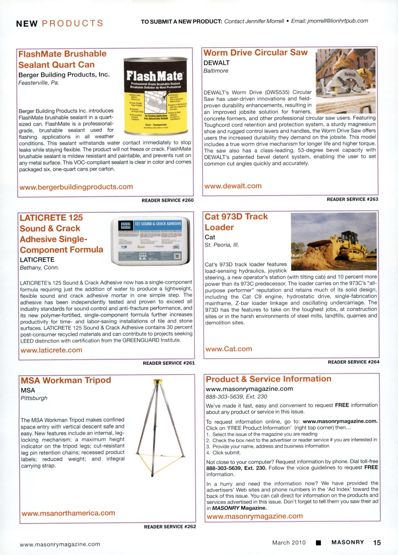 Masonry Magazine March 2010 Page. 25