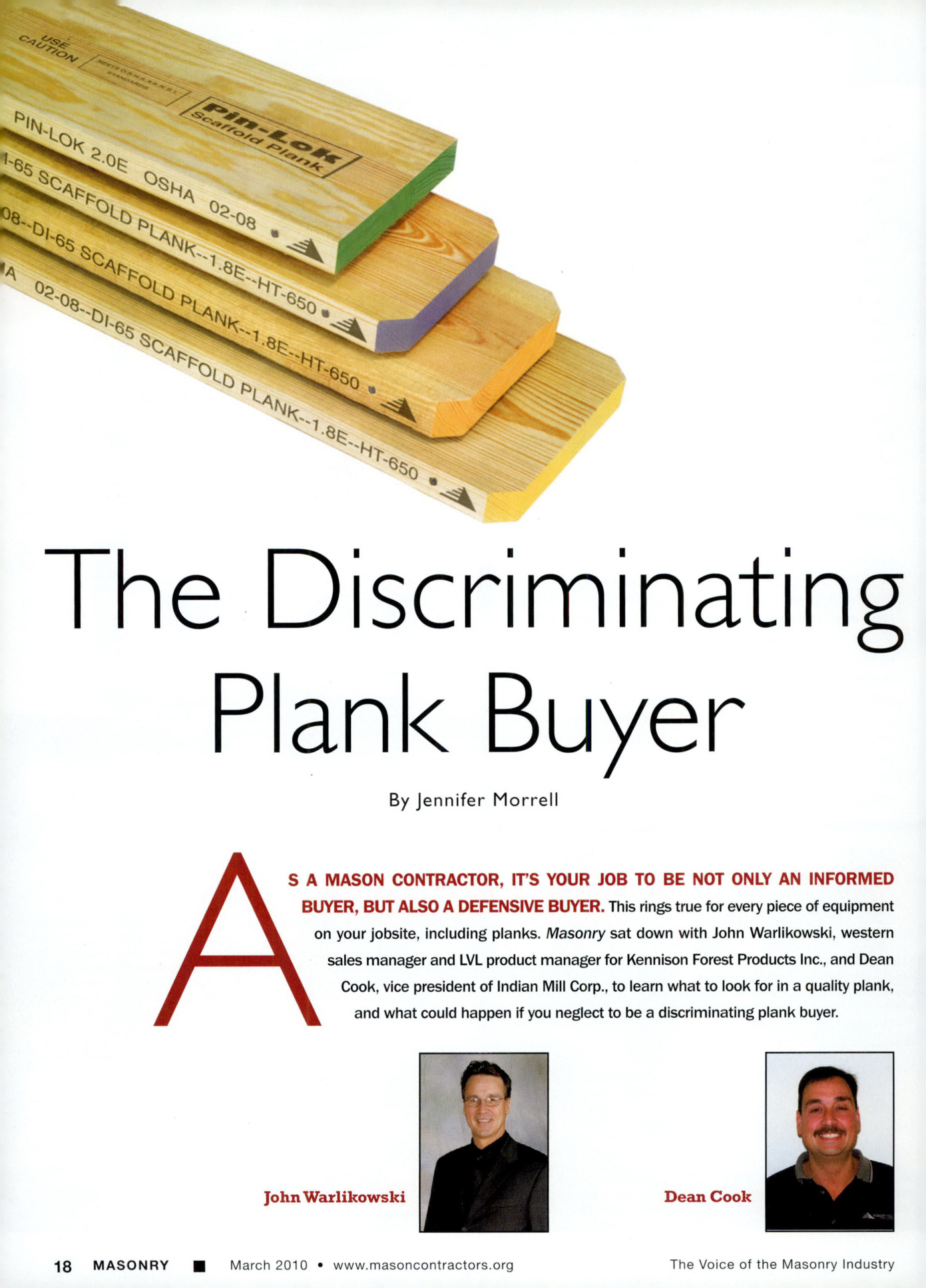 Masonry Magazine March 2010 Page. 28