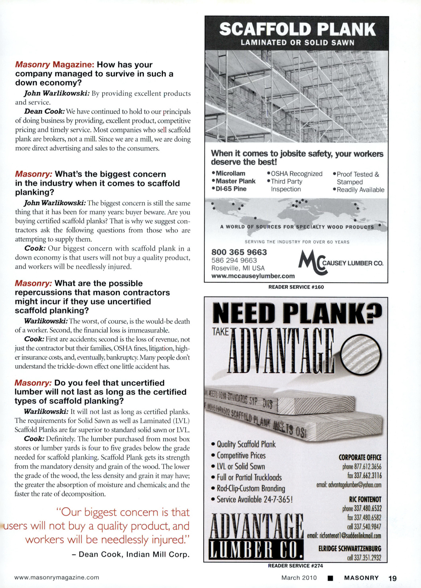 Masonry Magazine March 2010 Page. 29