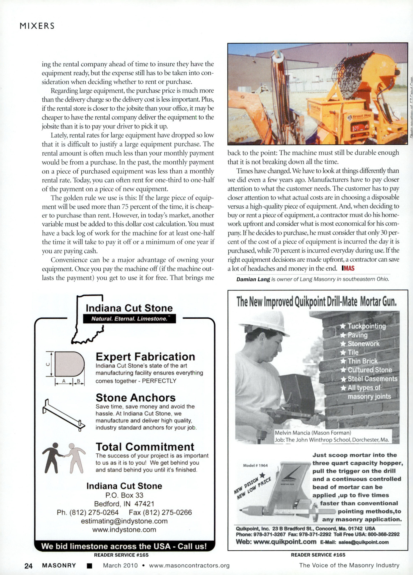 Masonry Magazine March 2010 Page. 34