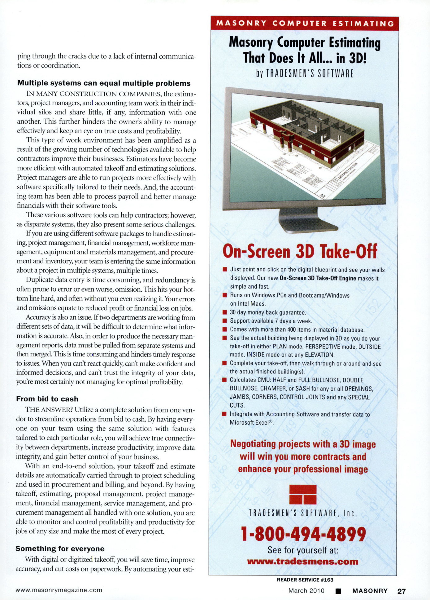 Masonry Magazine March 2010 Page. 37