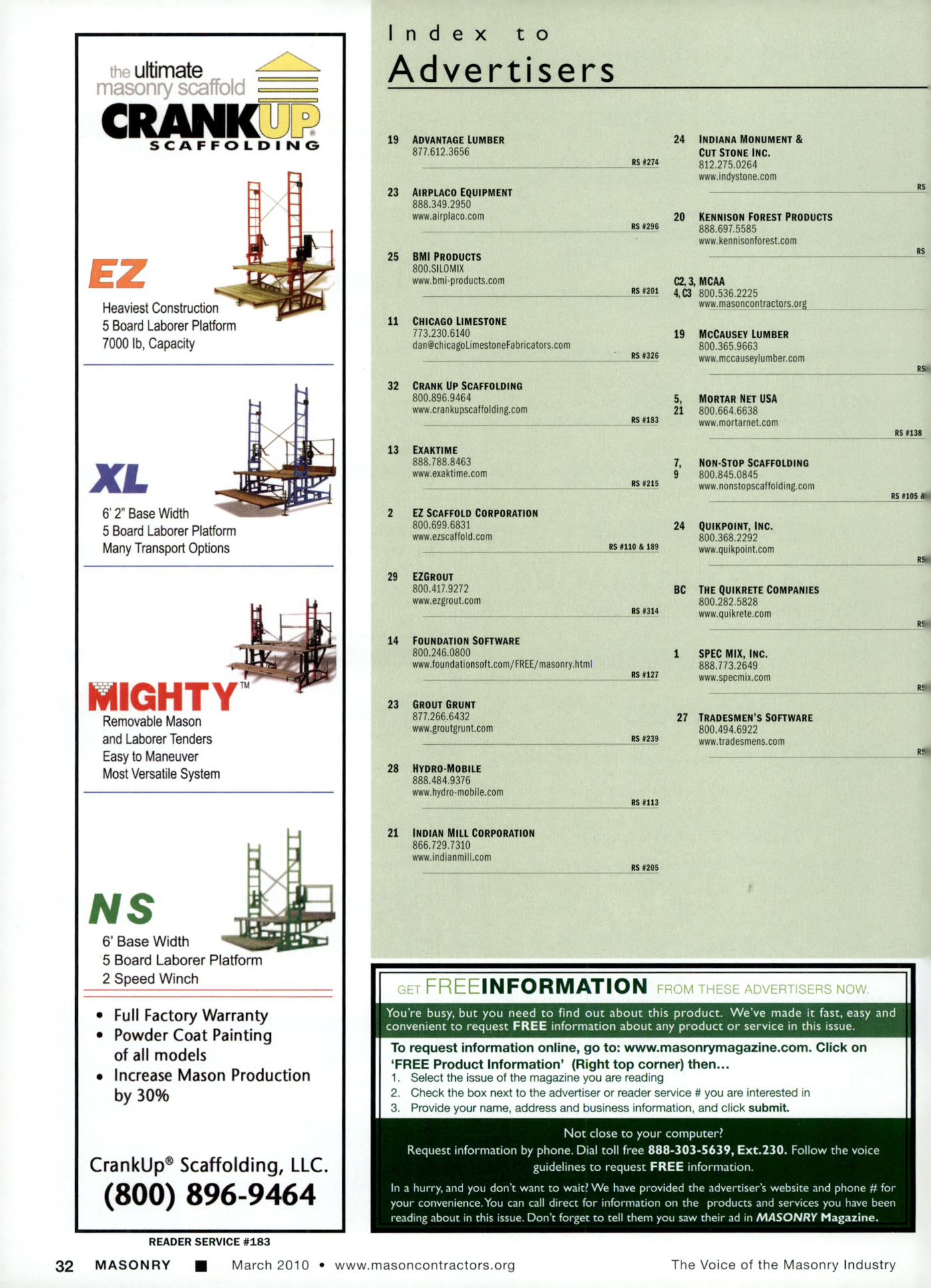 Masonry Magazine March 2010 Page. 42
