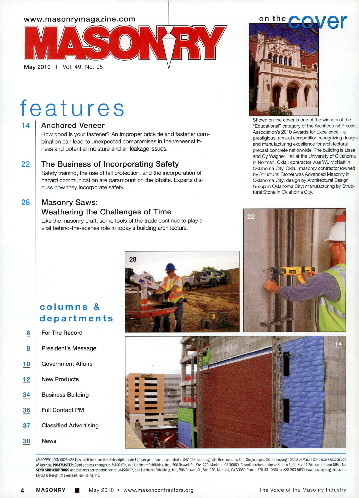 Masonry Magazine May 2010 Page. 6