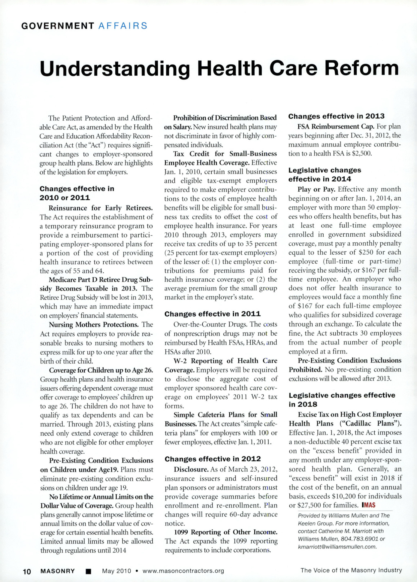 Masonry Magazine May 2010 Page. 12