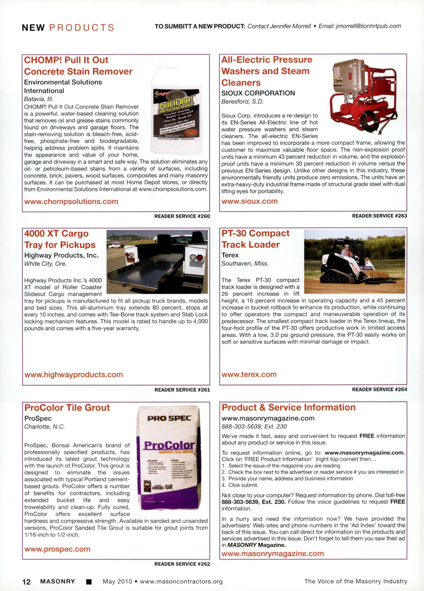 Masonry Magazine May 2010 Page. 14