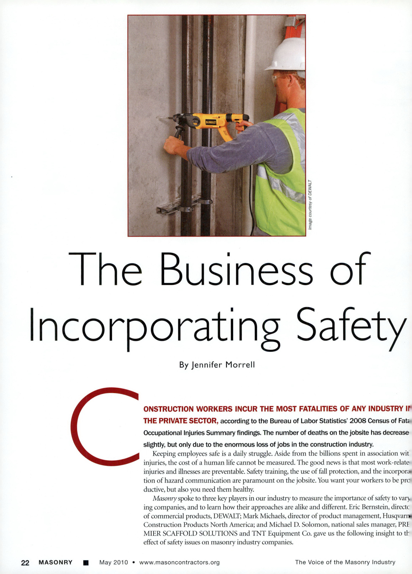 Masonry Magazine May 2010 Page. 24
