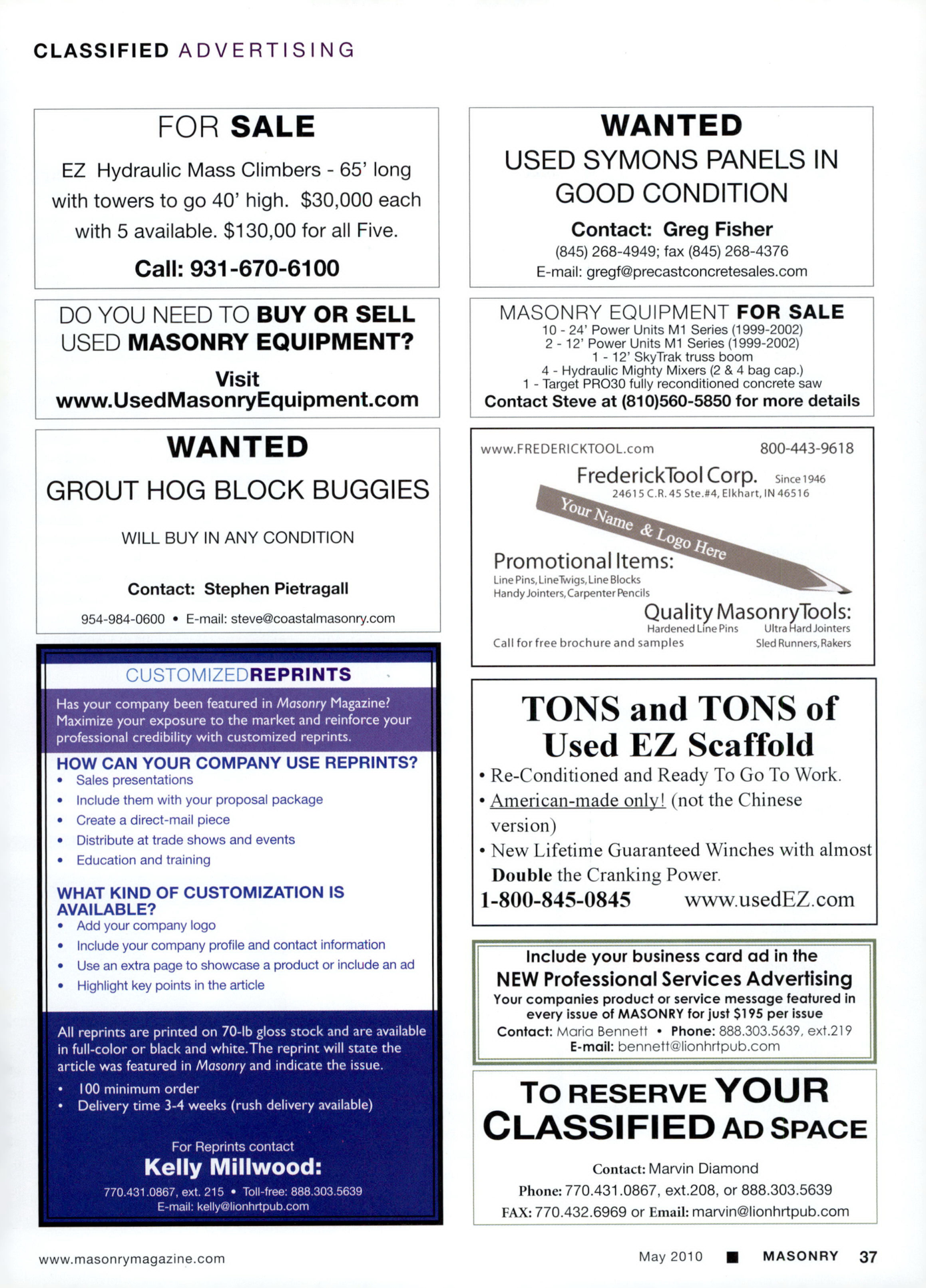 Masonry Magazine May 2010 Page. 39