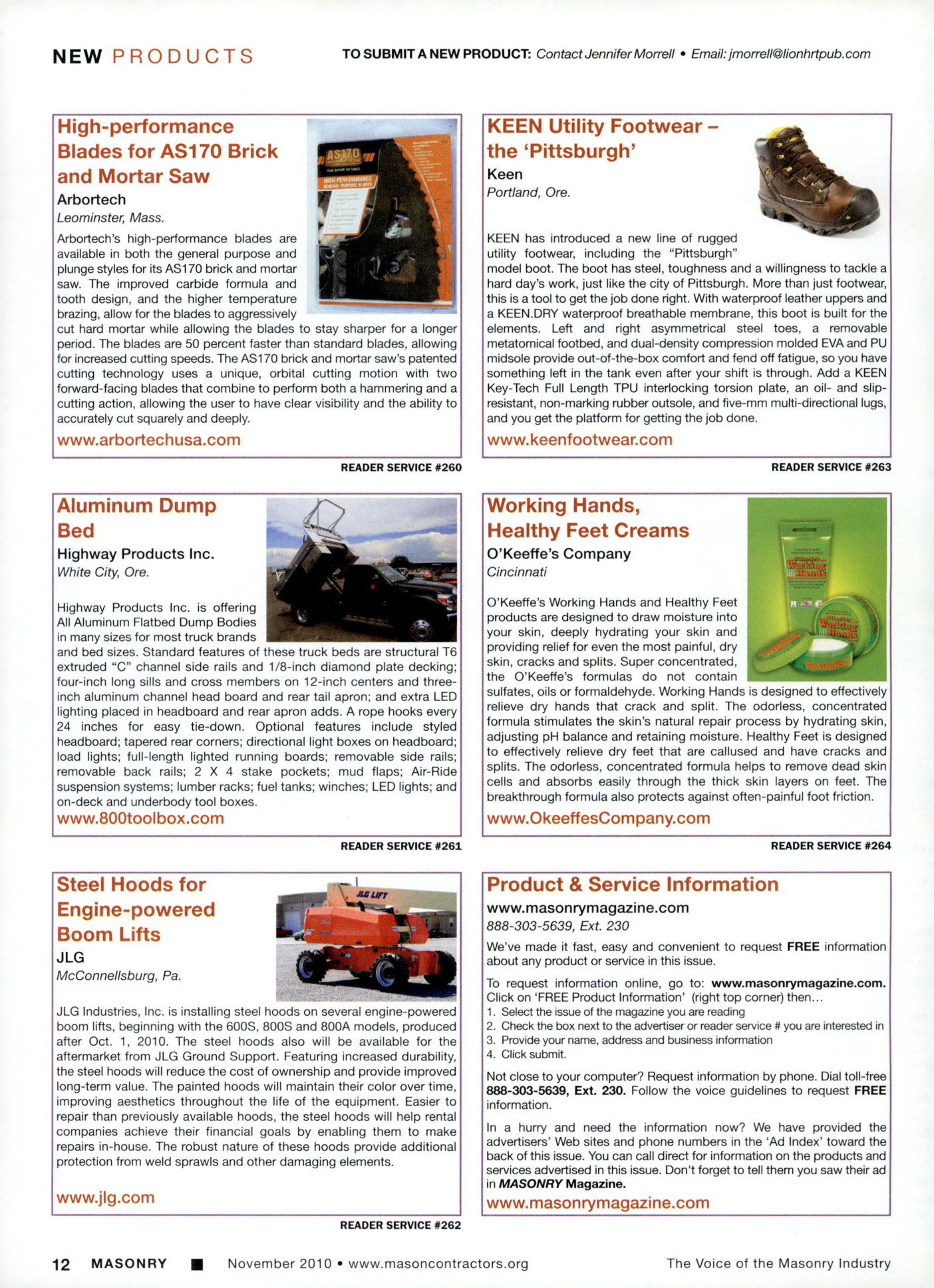 Masonry Magazine November 2010 Page. 14