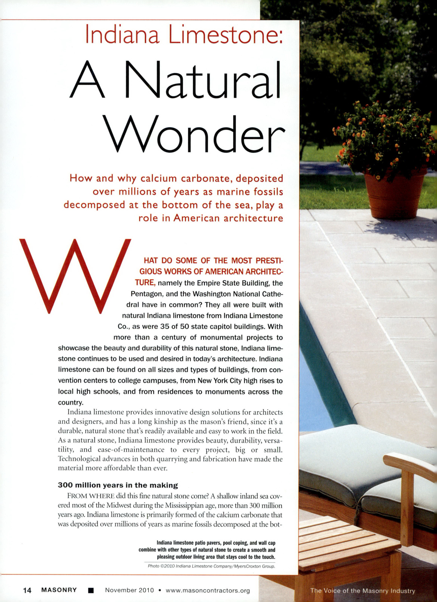 Masonry Magazine November 2010 Page. 16