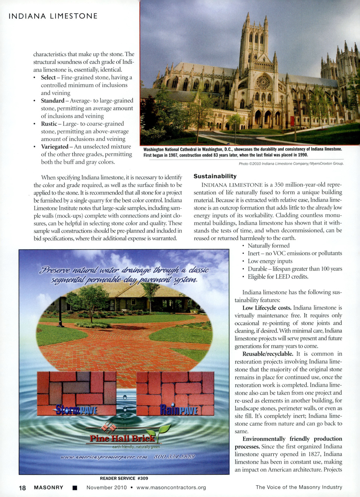 Masonry Magazine November 2010 Page. 20
