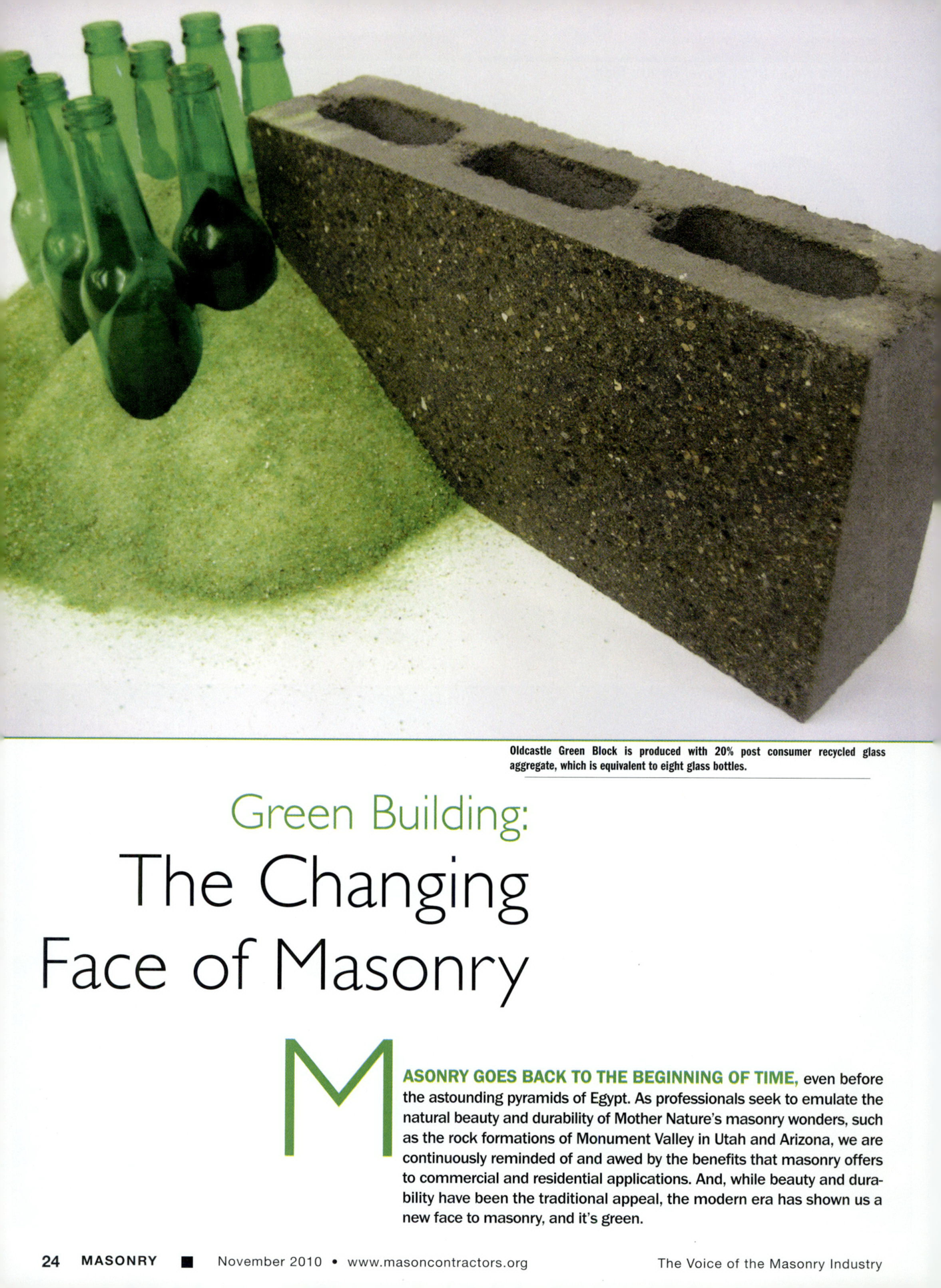 Masonry Magazine November 2010 Page. 26