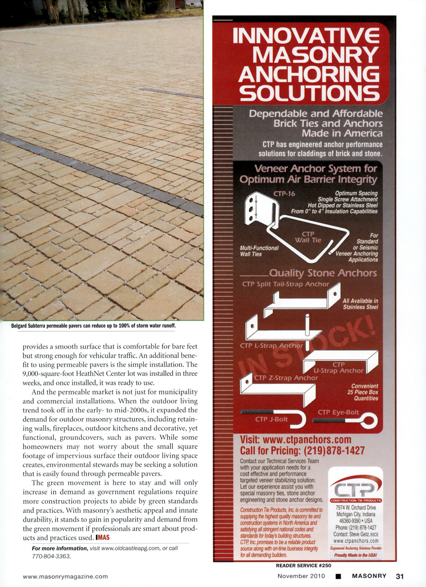 Masonry Magazine November 2010 Page. 33