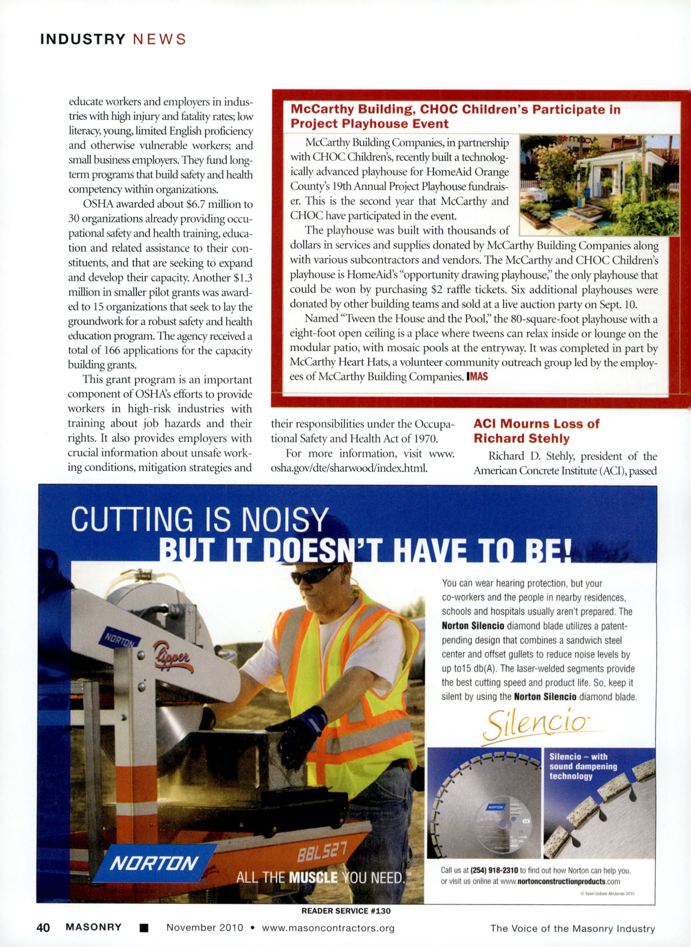 Masonry Magazine November 2010 Page. 42