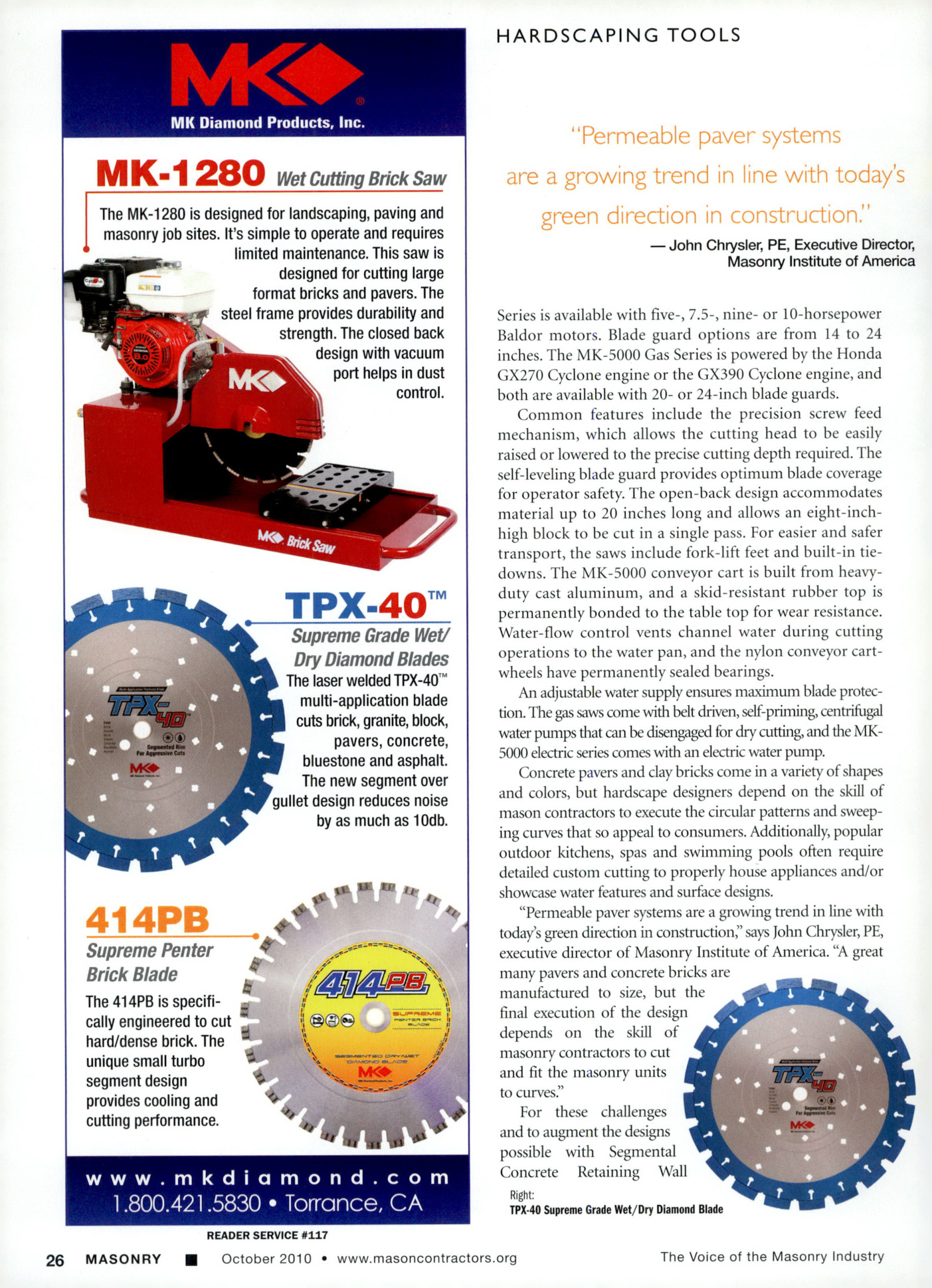 Masonry Magazine October 2010 Page. 28