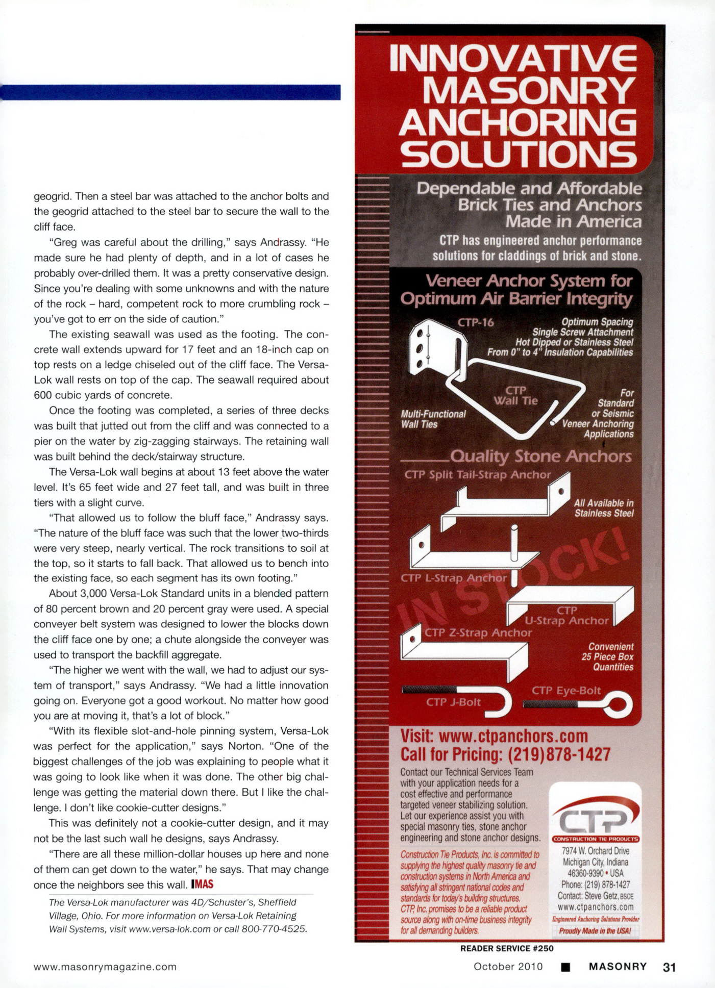 Masonry Magazine October 2010 Page. 33