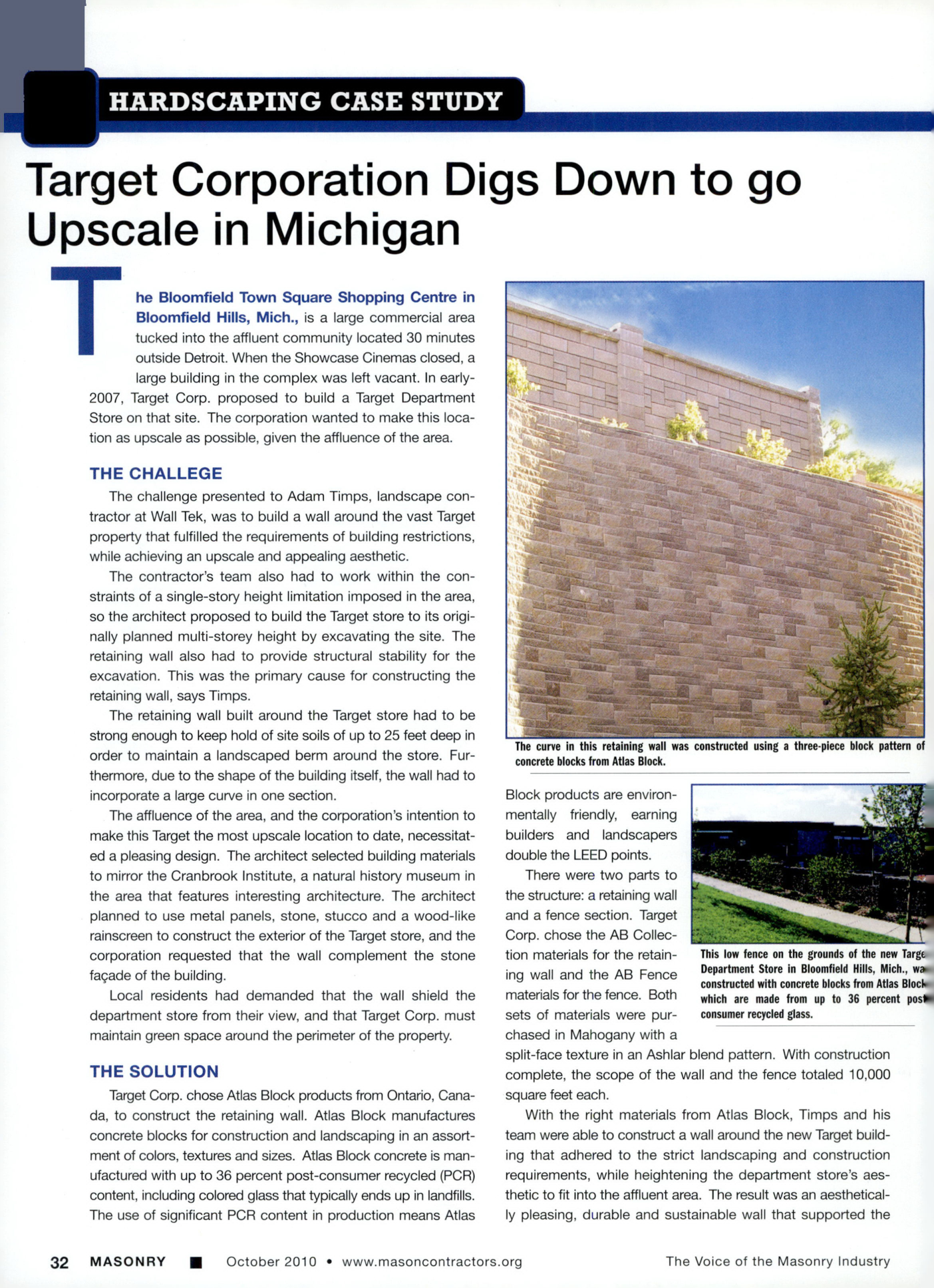 Masonry Magazine October 2010 Page. 34