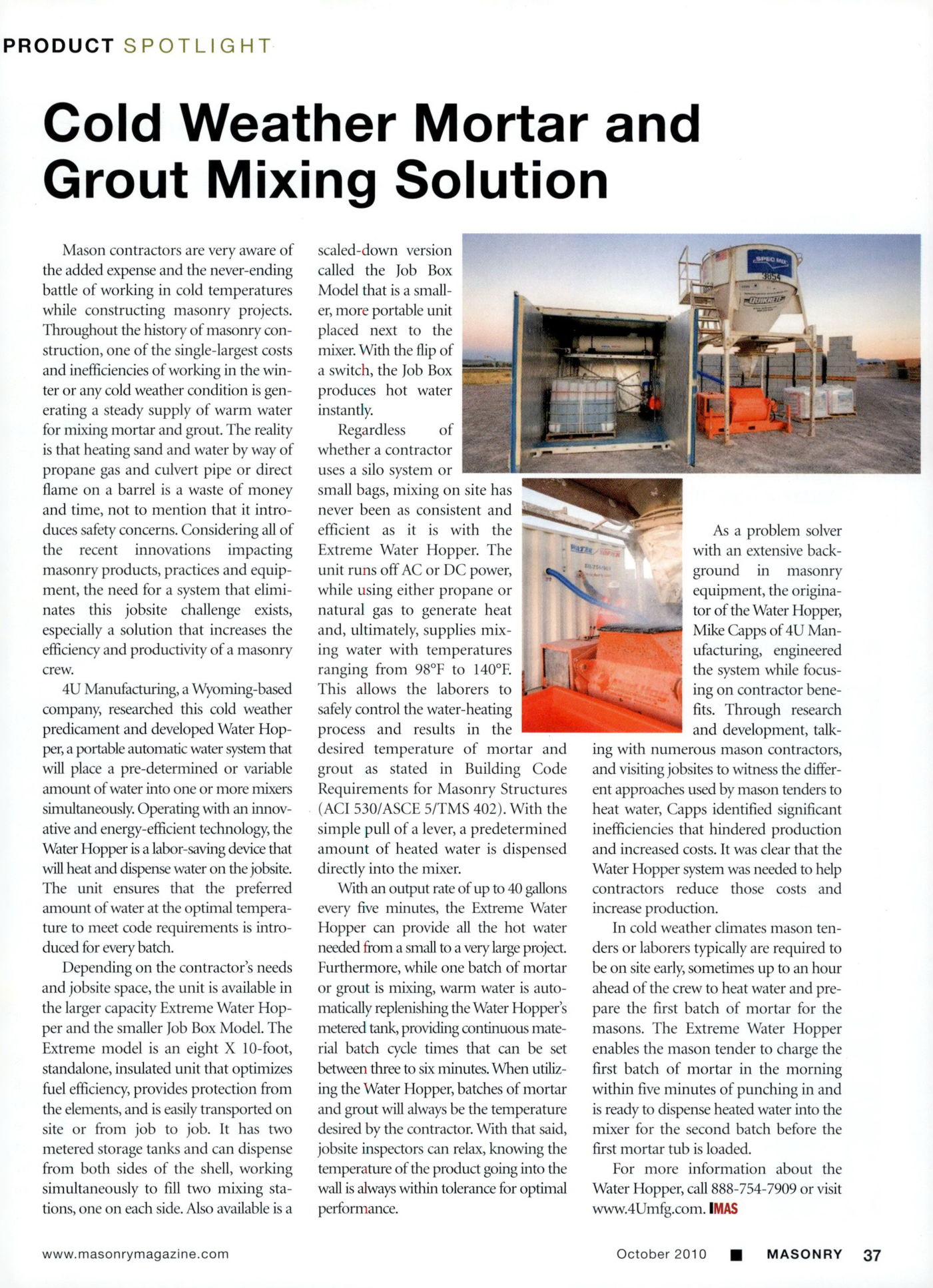 Masonry Magazine October 2010 Page. 39
