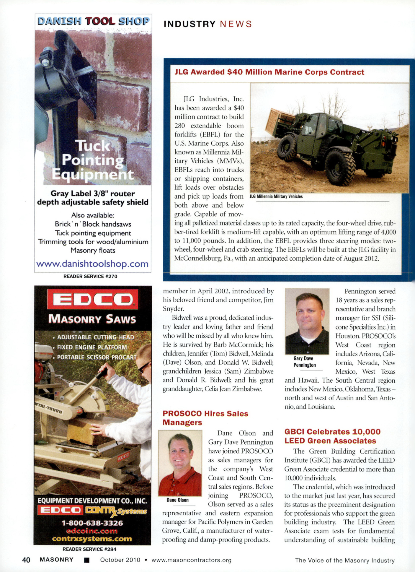 Masonry Magazine October 2010 Page. 42