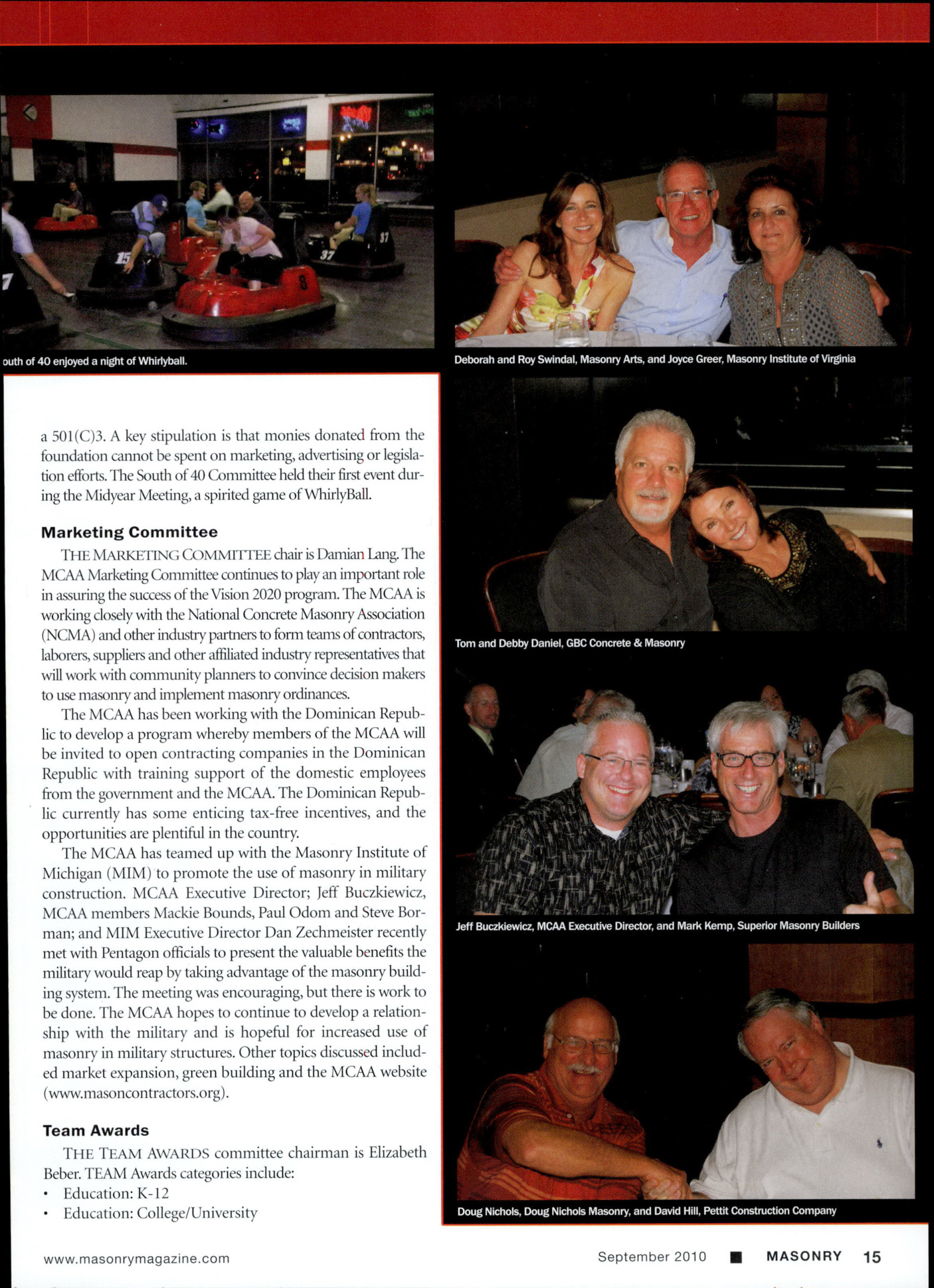 Masonry Magazine September 2010 Page. 17