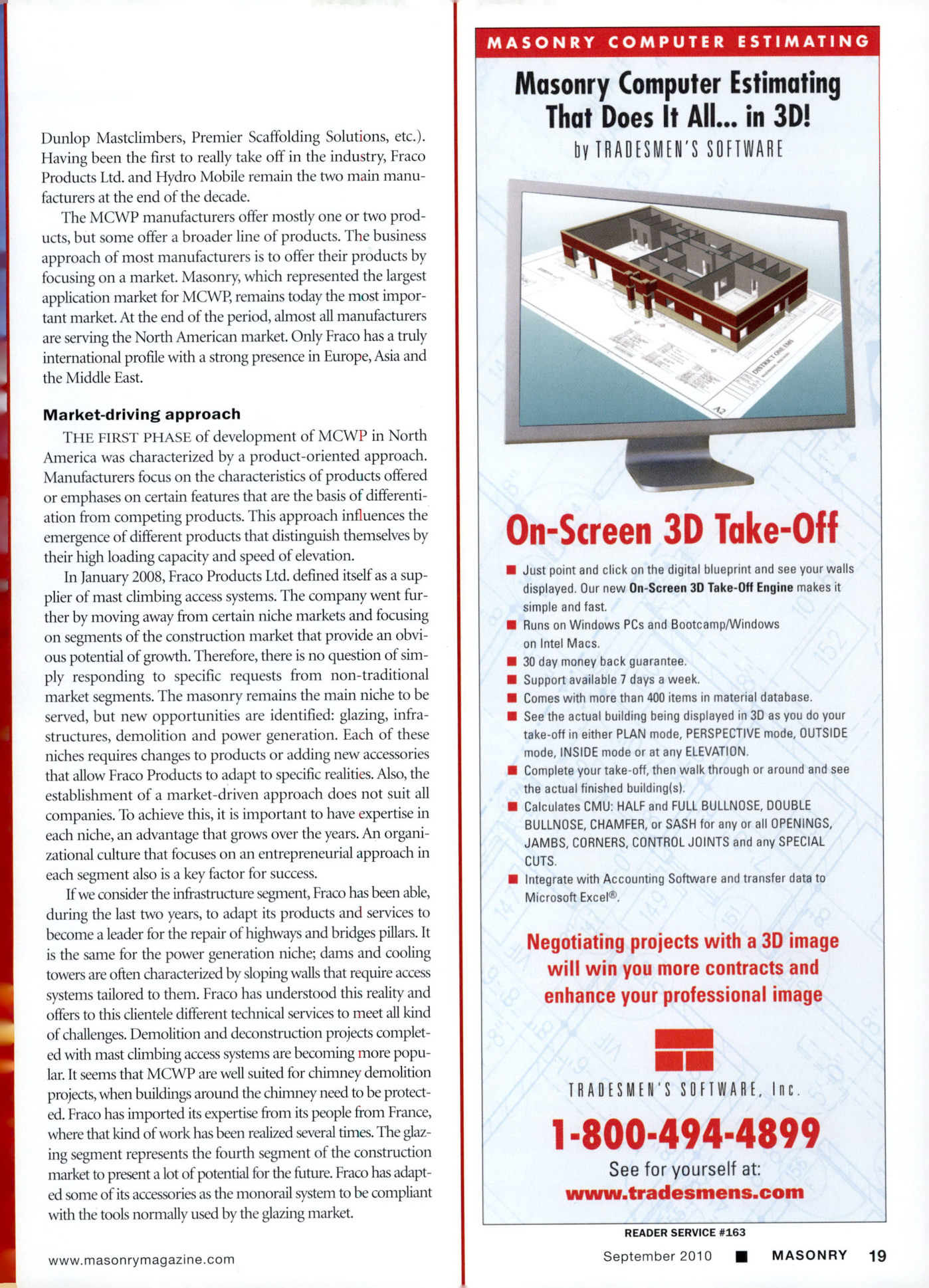 Masonry Magazine September 2010 Page. 21