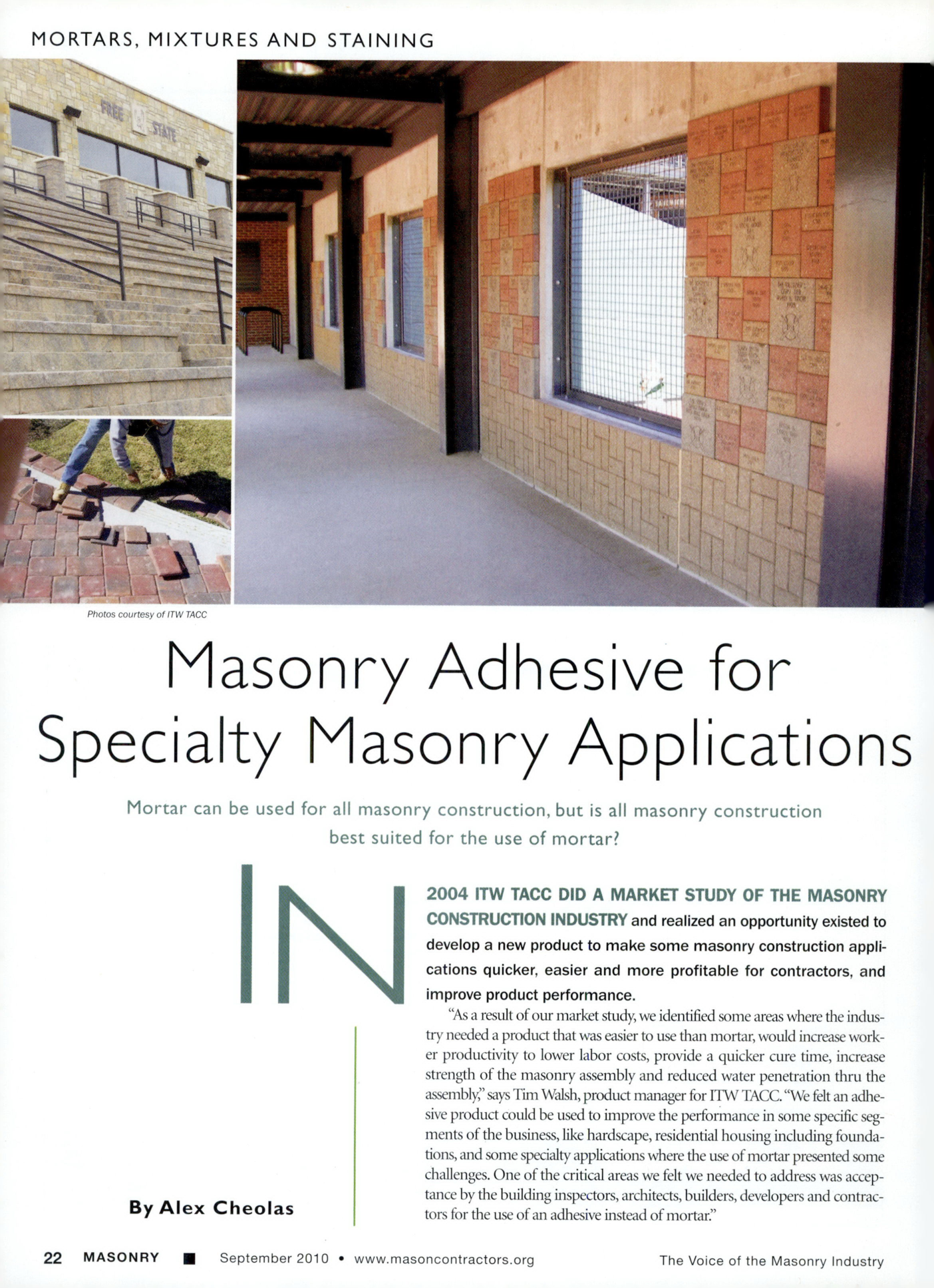 Masonry Magazine September 2010 Page. 24